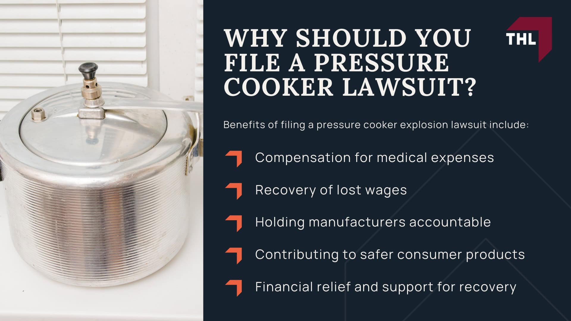 FAQ_ Can Pressure Cookers Explode - How and Why Do Pressure Cooker Explosions Occur_ - torhoerman law; FAQ_ Can Pressure Cookers Explode - Common Pressure Cooker Defects that Lead to Explosions - torhoerman law; FAQ_ Can Pressure Cookers Explode - Common Injuries Linked to Pressure Cooker Explosions - torhoerman law; FAQ_ Can Pressure Cookers Explode - Can I File a Personal Injury Case for a Pressure Cooker Explosion_ - torhoerman law; FAQ_ Can Pressure Cookers Explode - Why Should You File a Pressure Cooker Lawsuit_ - torhoerman law