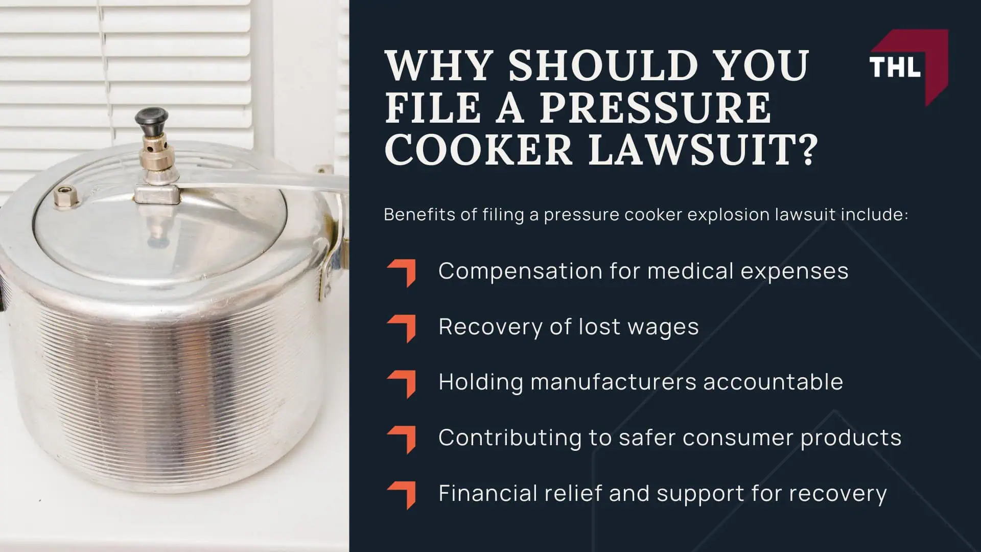 FAQ_ Can Pressure Cookers Explode - How and Why Do Pressure Cooker Explosions Occur_ - torhoerman law; FAQ_ Can Pressure Cookers Explode - Common Pressure Cooker Defects that Lead to Explosions - torhoerman law; FAQ_ Can Pressure Cookers Explode - Common Injuries Linked to Pressure Cooker Explosions - torhoerman law; FAQ_ Can Pressure Cookers Explode - Can I File a Personal Injury Case for a Pressure Cooker Explosion_ - torhoerman law; FAQ_ Can Pressure Cookers Explode - Why Should You File a Pressure Cooker Lawsuit_ - torhoerman law