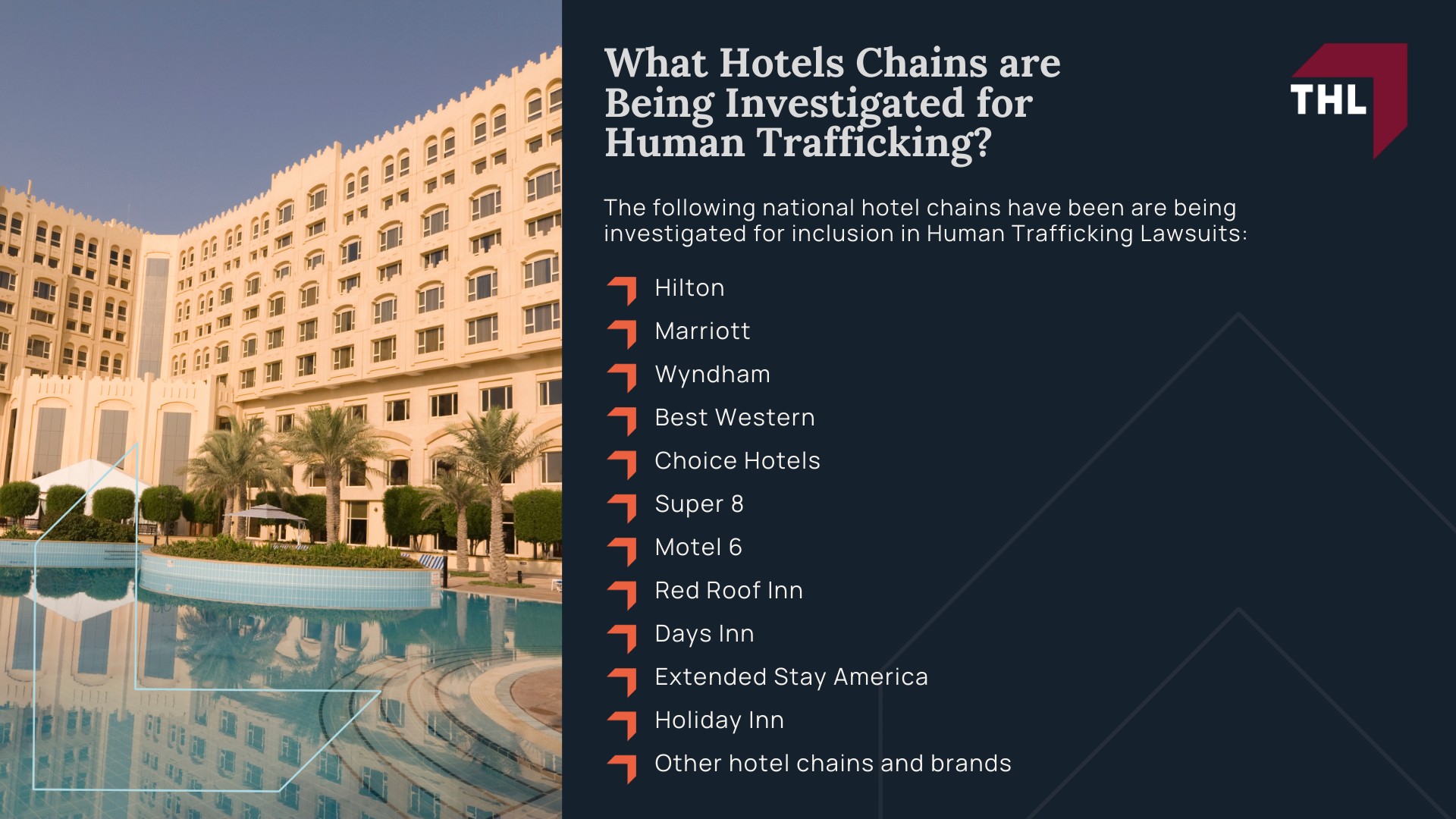 Hotel Human Trafficking Lawsuit - Lawsuits Against Hotels for Human Trafficking An Overview - torhoerman law; Hotel Human Trafficking Lawsuit - What Hotels Chains are Being Investigated for Human Trafficking - torhoerman law
