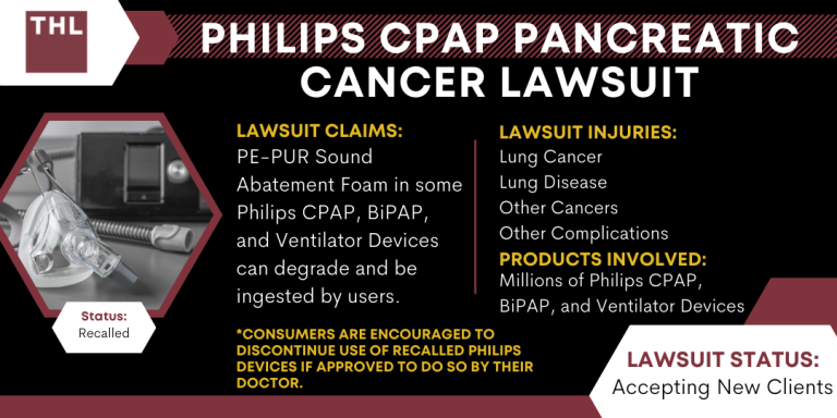 Philips CPAP Pancreatic Cancer Lawsuit; Philips CPAP Lawsuit; Philips CPAP Lawyer; Philips CPAP Cancer Lawsuit