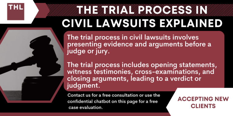 trial process in civil lawsuits; trial process; civil lawsuits; process of a trial; court trial process; Defining Civil Trials; Understanding the Trial Process in Civil Lawsuits; Pre-Trial Procedures; Key Stages of the Trial Process in Civil Lawsuits; Complexities and Strategic Considerations in Civil Cases; Importance of Experienced Legal Representation; TorHoerman Law_ Experienced Civil Lawsuit Attorneys