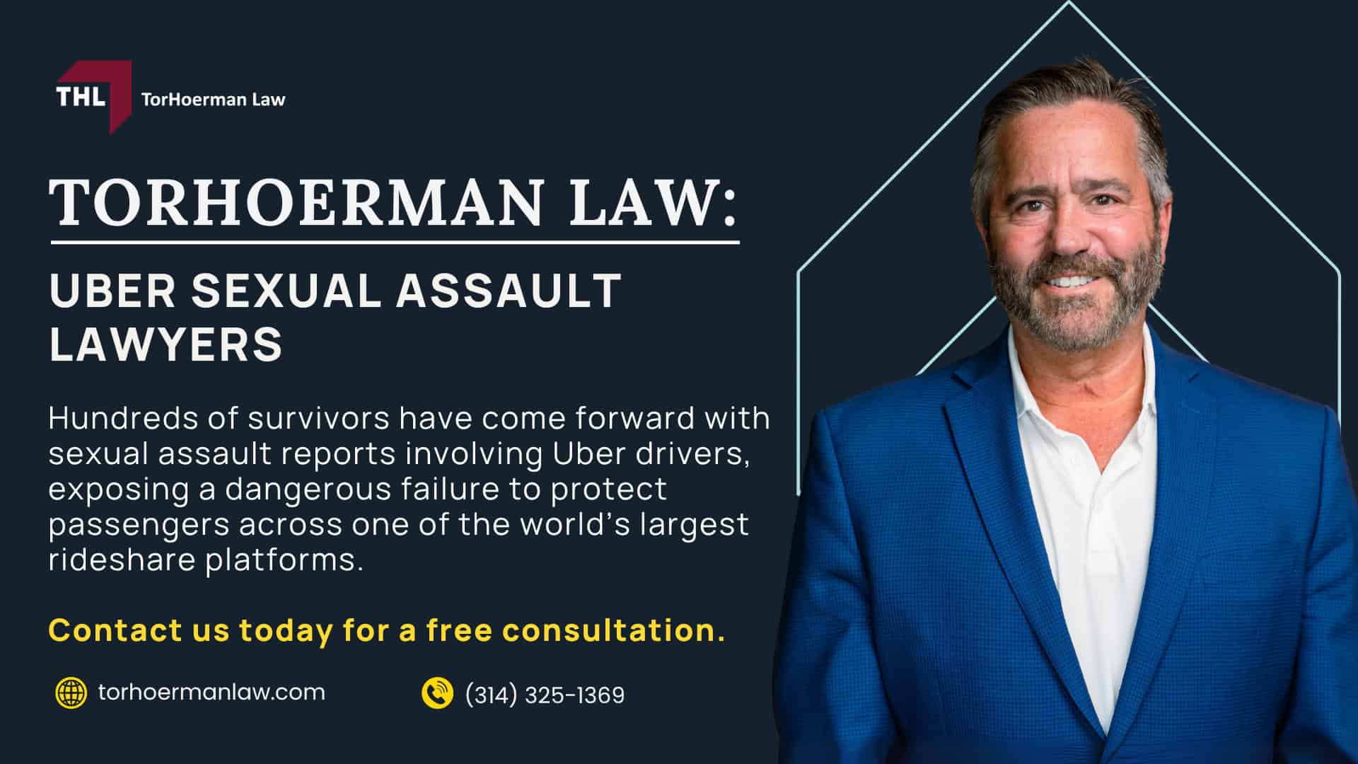 Why Survivors are Taking Legal Action Against Uber for Sexual Assault Incidents; What Legal Rights Do Uber Sexual Assault Survivors Have; Uber Sexual Assault Lawsuits and the National Litigation; How an Uber Sexual Assault Lawyer Can Help You; Uber Sexual Assault MDL Overview; Why Uber Cases Are Different From Other Sexual Assault Cases; TorHoerman Law_ Uber Sexual Assault Lawyers