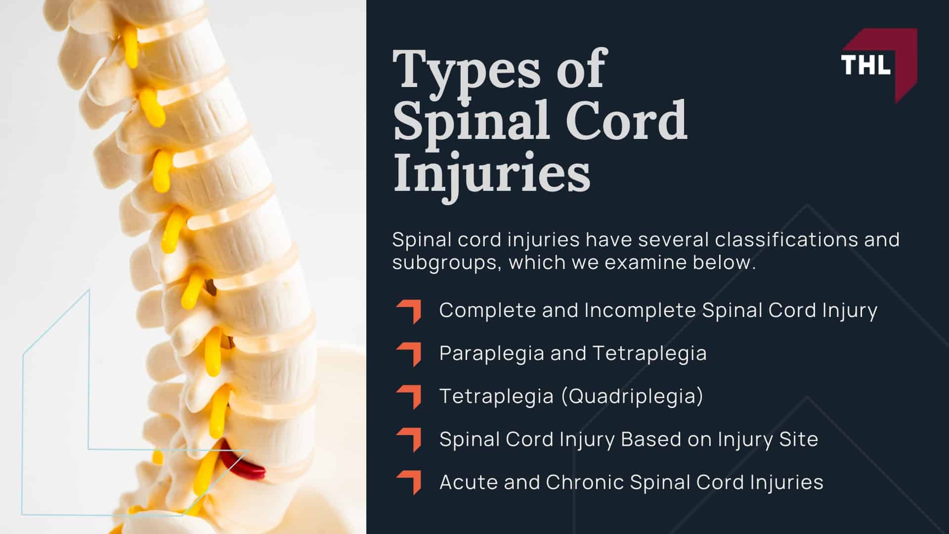 Types of Spinal Cord Injuries