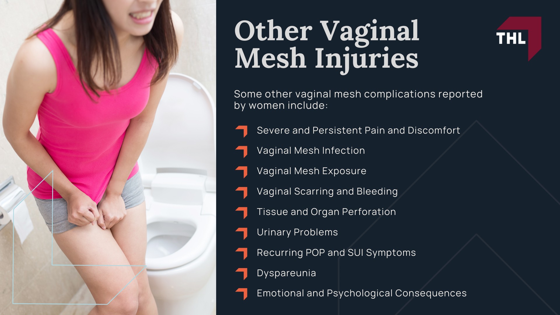 Vaginal Mesh Erosion Lawsuit - Vaginal Mesh and Its Uses - torhoerman law; Vaginal Mesh Erosion Lawsuit - Vaginal Mesh Erosion - torhoerman law; Vaginal Mesh Erosion Lawsuit - Impact of Vaginal Mesh Erosion on Patients - torhoerman law; Vaginal Mesh Erosion Lawsuit - Other Vaginal Mesh Injuries - torhoerman law