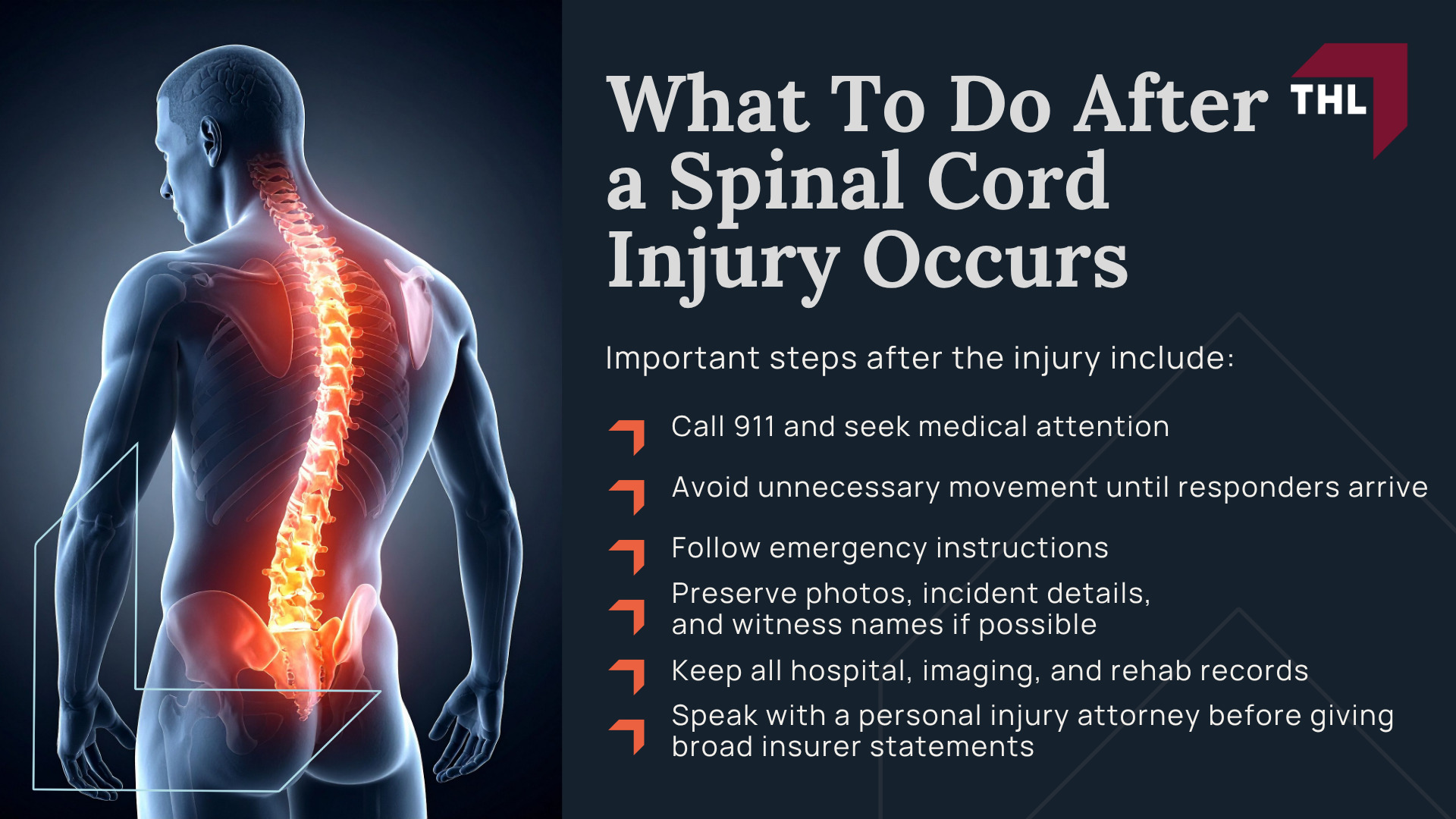 What Is a Spinal Cord Injury; Why Hire a St. Louis Spinal Cord Injury Lawyer; Common Causes of Spinal Cord Injuries; The Legal Process of Spinal Cord Injury Cases; Symptoms and Complications After a Spinal Cord Injury; Long-Term Medical Treatment and Rehabilitation Needs; What To Do After a Spinal Cord Injury Occurs