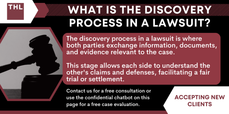 what is the discovery process in a lawsuit; discovery process; discovery phase of a lawsuit; civil lawsuit process; The Discovery Phase; Why Is It Important; Different Types of Discovery Tools; The Role of Discovery in Uncovering Critical Evidence in Personal Injury Cases; How Lawyers Use the Information Gathered During Discovery To Build a Strong Case; The Impact of the Discovery Phase on the Overall Timeline of a Lawsuit; The Strategic Aspects of Discovery; How Attorneys Decide What Information To Seek; The Legal Obligations of Parties During Discovery; How an Experienced Attorney Can Help; TorHoerman Law_ Talk to Our Attorneys Today