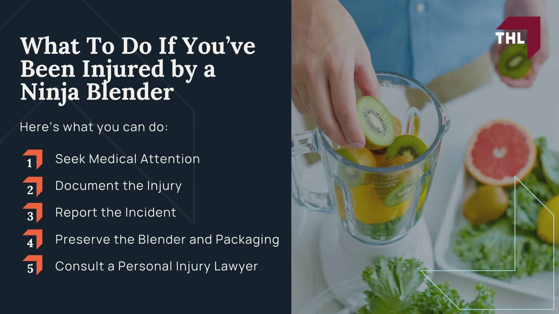 Ninja Blender Lawsuit - Are Ninja Blenders Dangerous_ - torhoerman law; How the Ninja Blade Assembly Is Alleged to Cause Injuries; Common Injuries Reported in Ninja Blender Lawsuits; Ninja Blender Lawsuit - Have You Been Injured by a Defective Ninja Blender_ - torhoerman law; Ninja Blender Lawsuit - What To Do If You’ve Been Injured by a Ninja Blender - torhoerman law