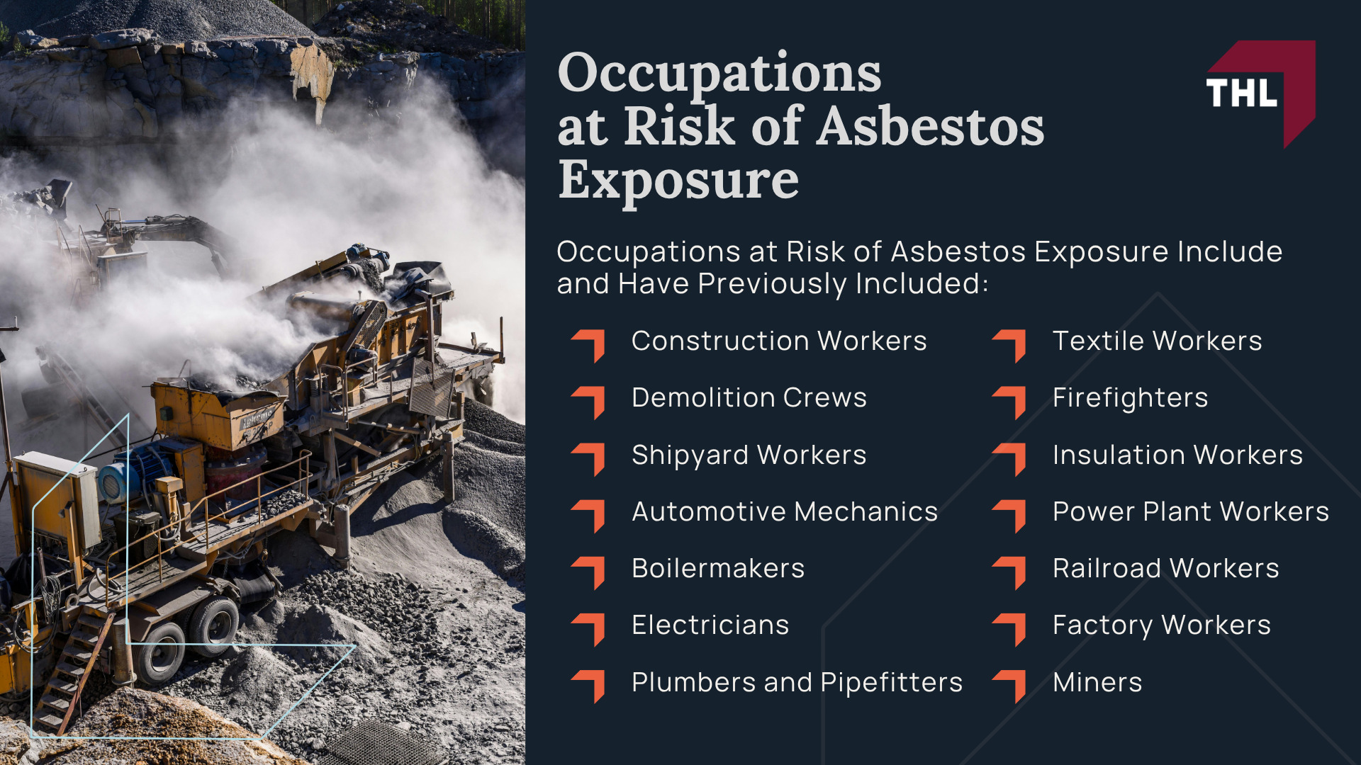 Do You Qualify to File an Asbestos Lawsuit; Occupations at Risk of Asbestos Exposure