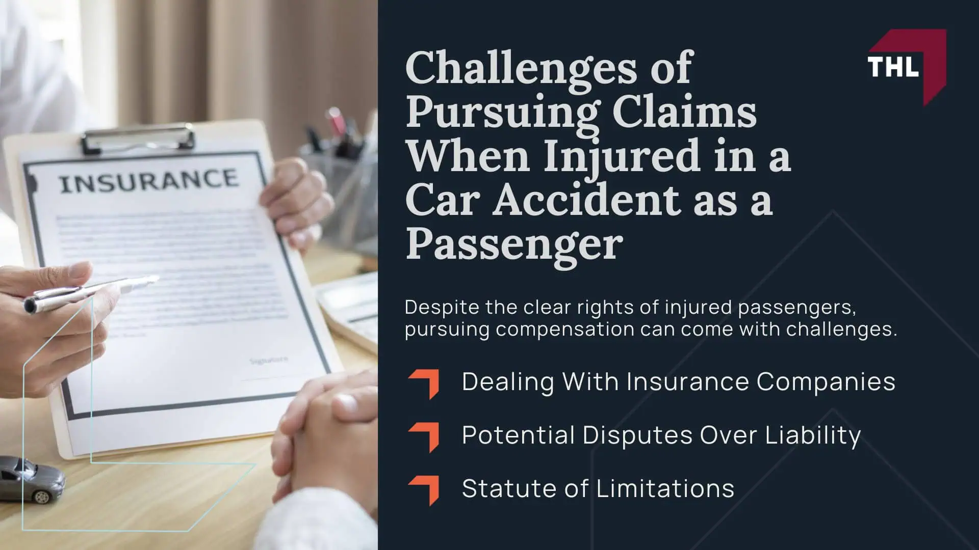 Challenges of Pursuing Claims When Injured in a Car Accident as a Passenger