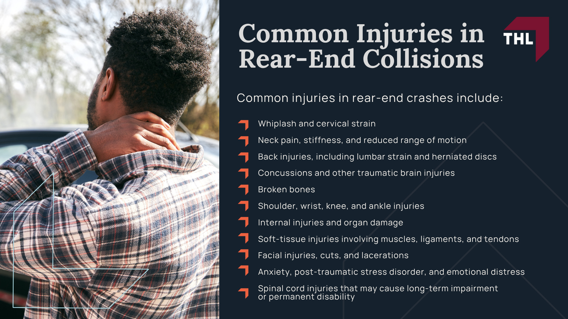 Common Injuries in Rear-End Collisions