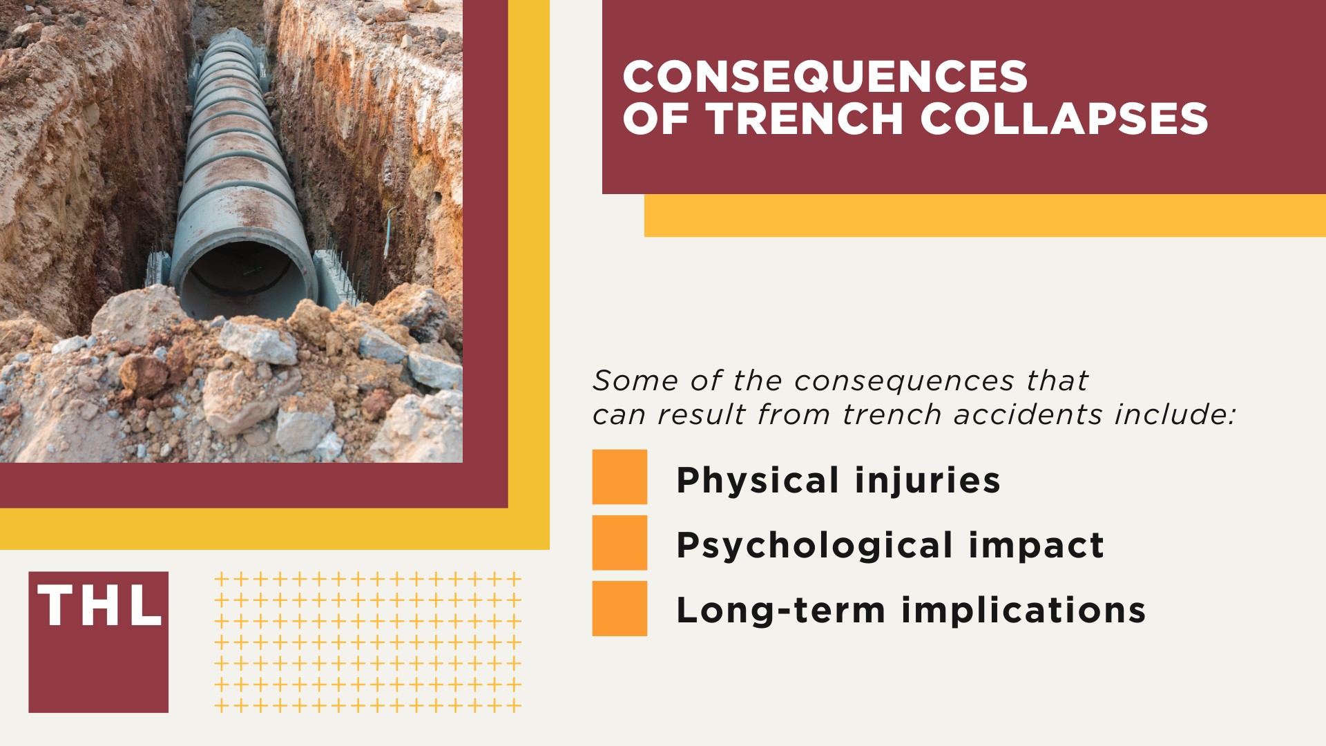 The Dangers of Trench Collapses; The Causes of Trench Accidents; Consequences of Trench Collapses
