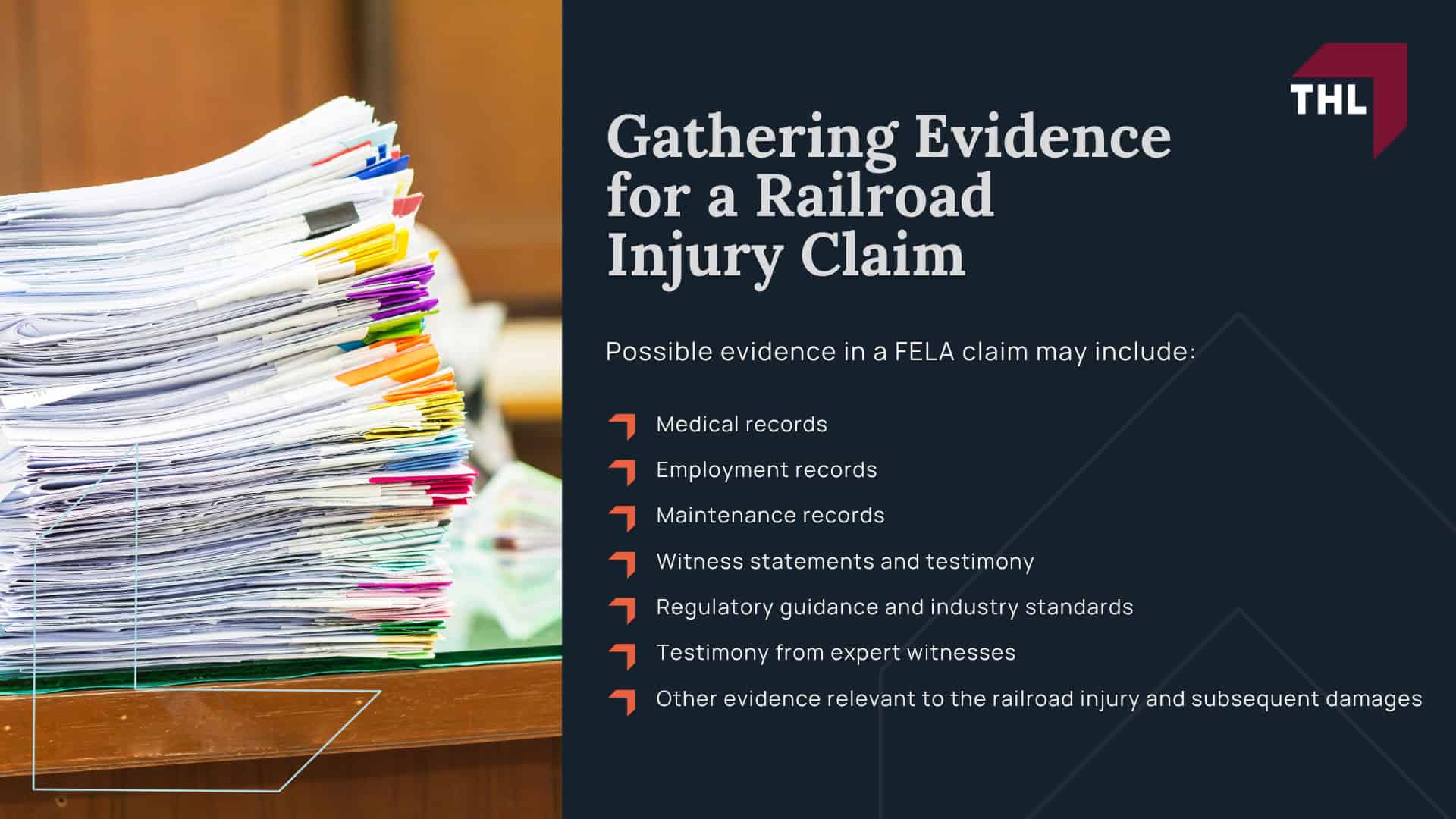 Gathering Evidence for a Railroad Injury Claim