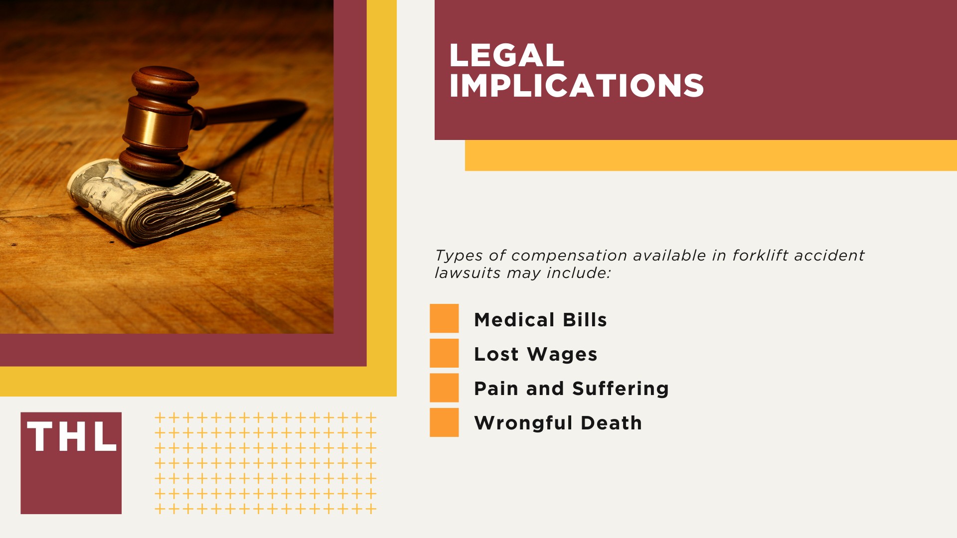 Causes of Forklift Accidents; Causes of Forklift Accidents; Injuries Associated With Forklift Accidents; Preventing Forklift Accidents; Legal Implications