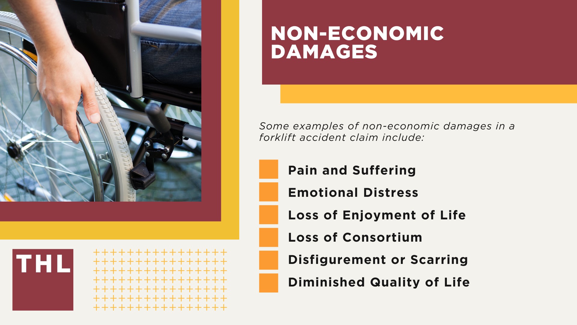 What You Need To Know About Forklift Accidents; Causes of Forklift Accidents in the Workplace; Your Rights in a Workplace Forklift Accident; Qualifying for a Forklift Accident Lawsuit; Types of Potential Compensation in a Forklift Accident Claim; Economic Damages; Non-Economic Damages