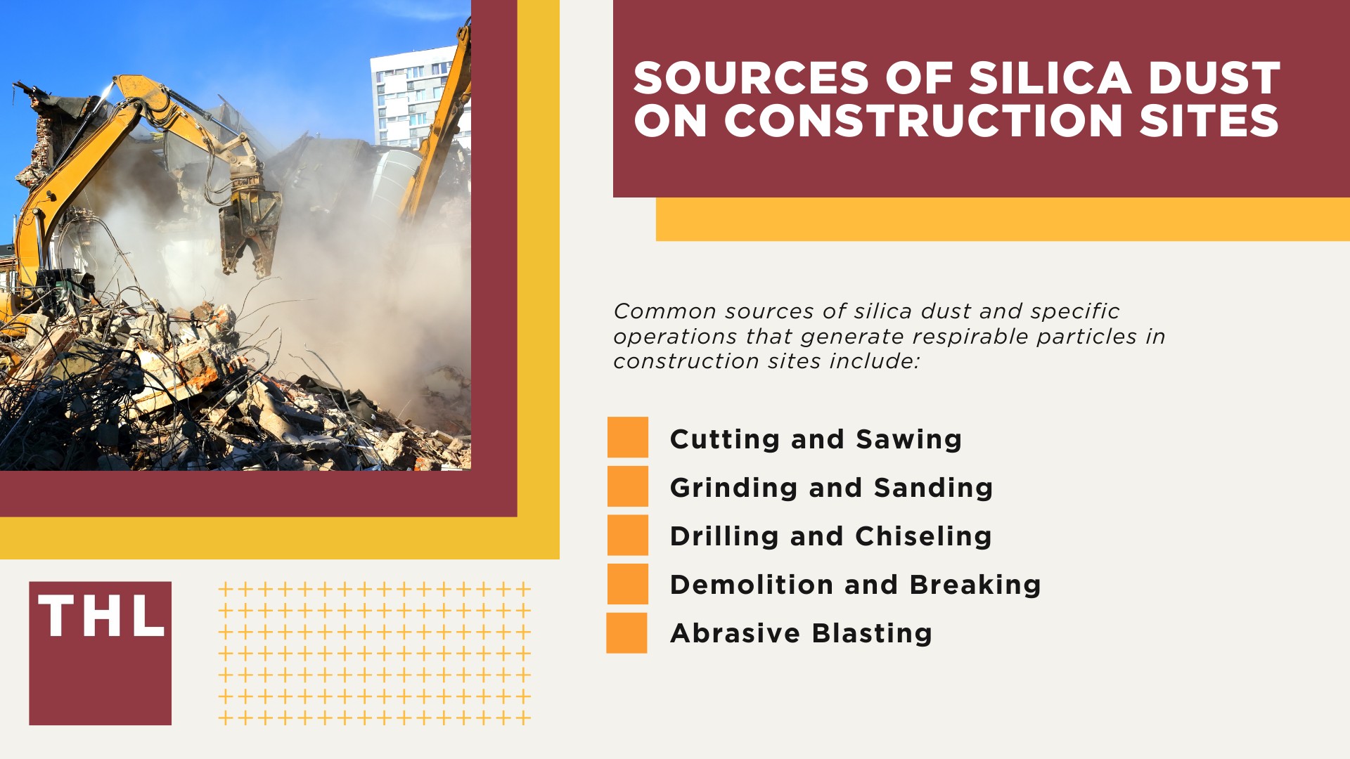 Understanding Silica Dust Exposure; The Health Risks Associated With Inhaling Silica Dust; Sources of Silica Dust on Construction Sites