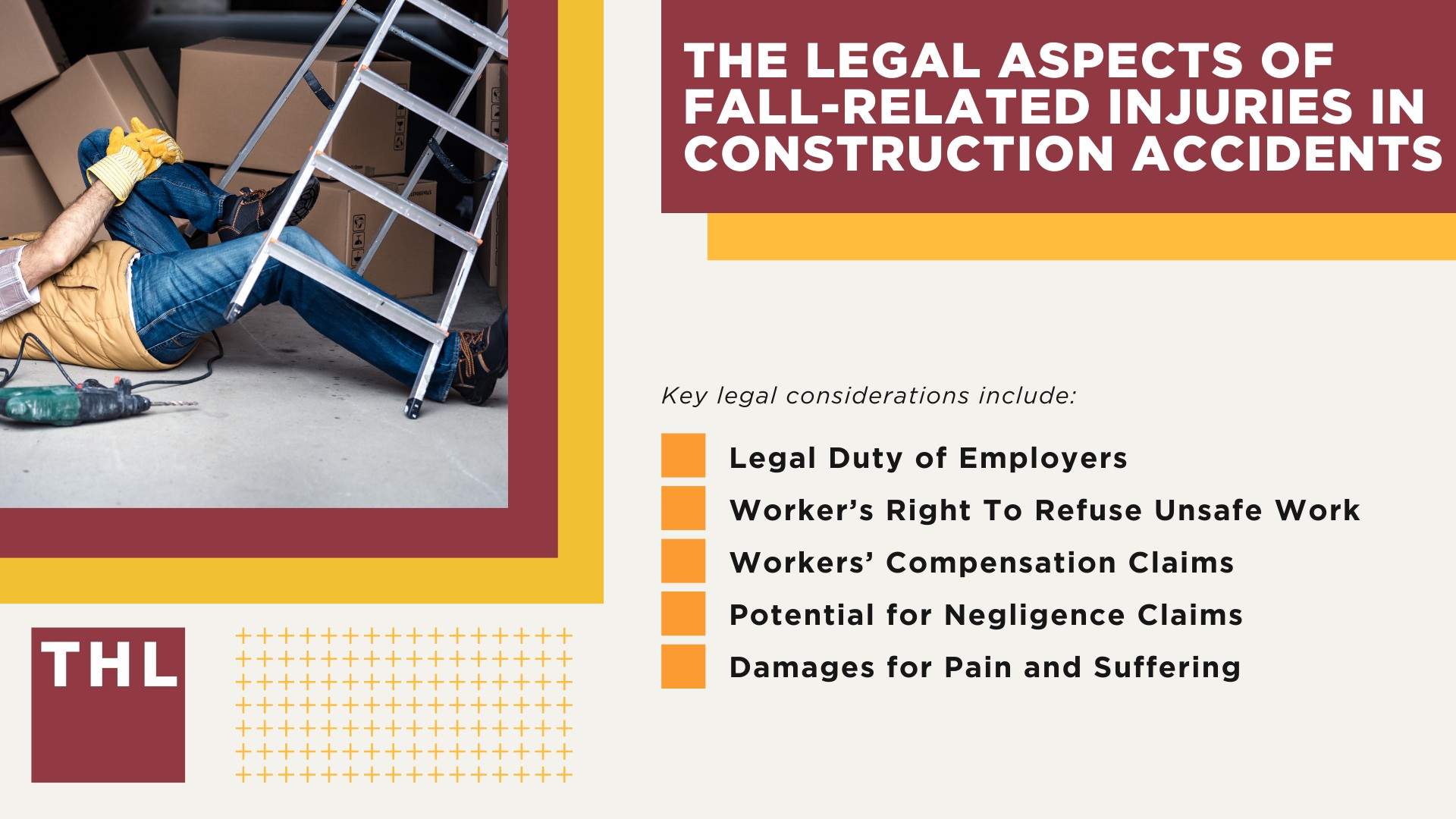Construction Accidents Resulting in Falls and Drops; The Most Common Causes of Fatal Falls on Construction Sites; Different Types of Fall-Related Injuries; Long-Term Impacts of Construction Accident Injuries; Prevention Strategies for Fall Accidents on Construction Sites; Prevention Strategies for Fall Accidents on Construction Sites; The Legal Aspects of Fall-Related Injuries in Construction Accidents