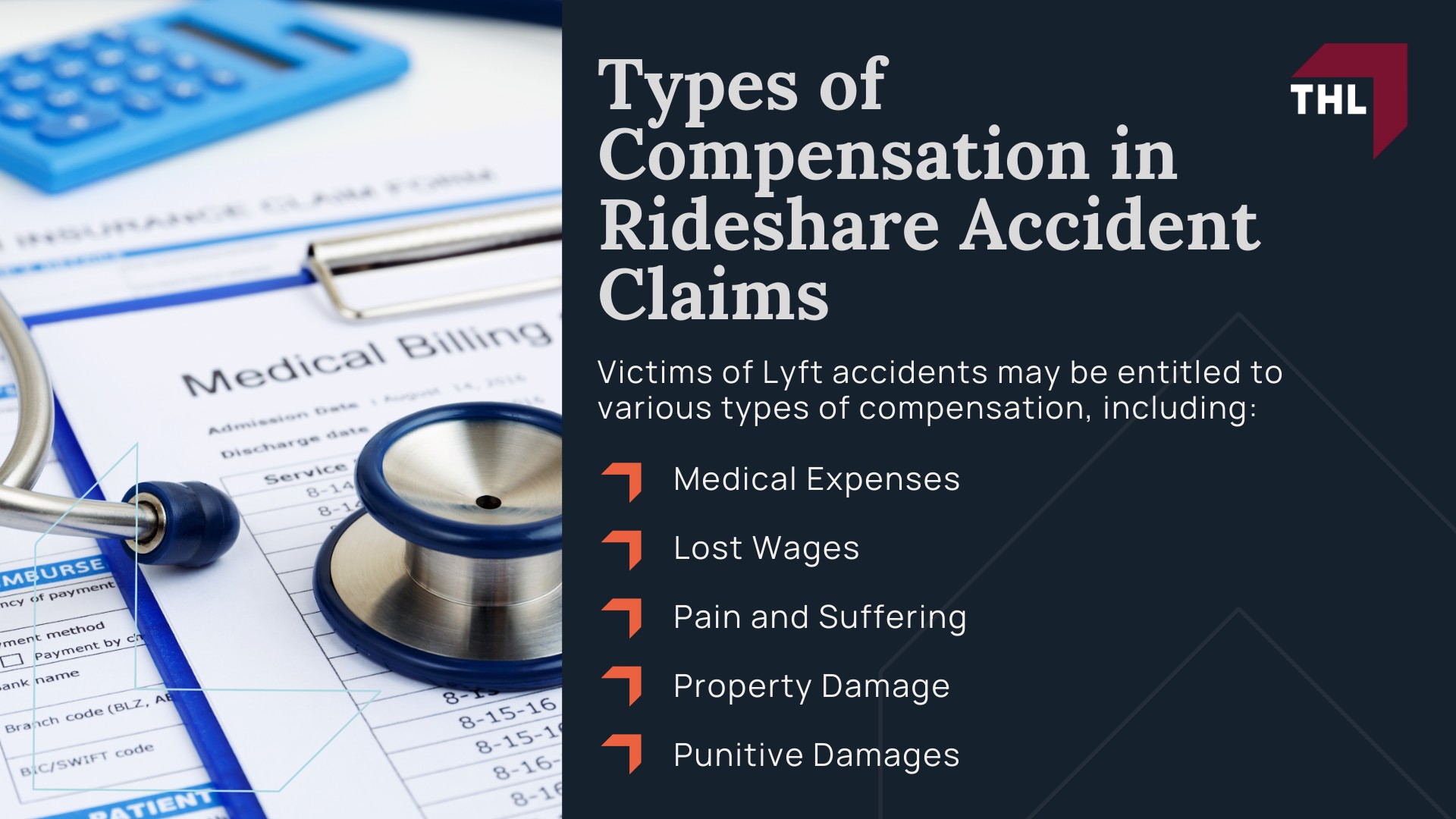 Types of Compensation in Rideshare Accident Claims