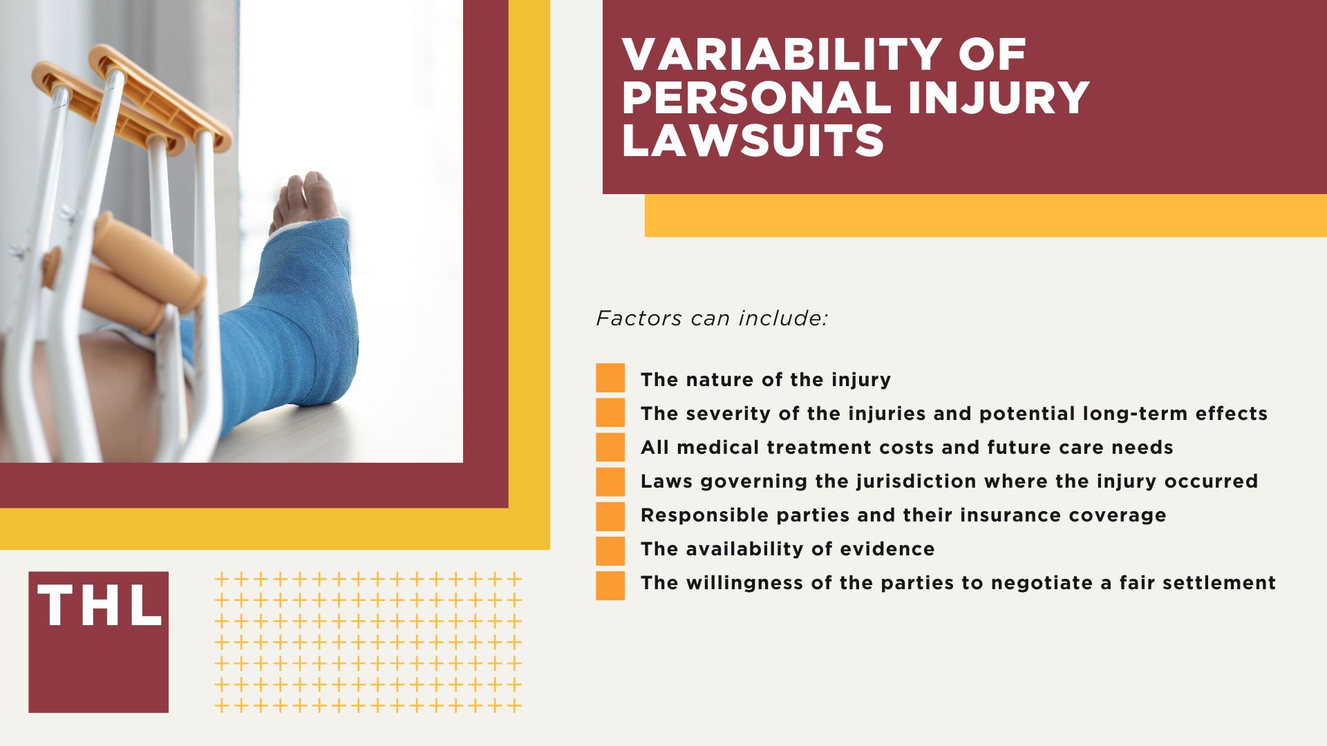 Understanding Personal Injury Lawsuits; Types of Personal Injury Cases; Variability of Personal Injury Lawsuits