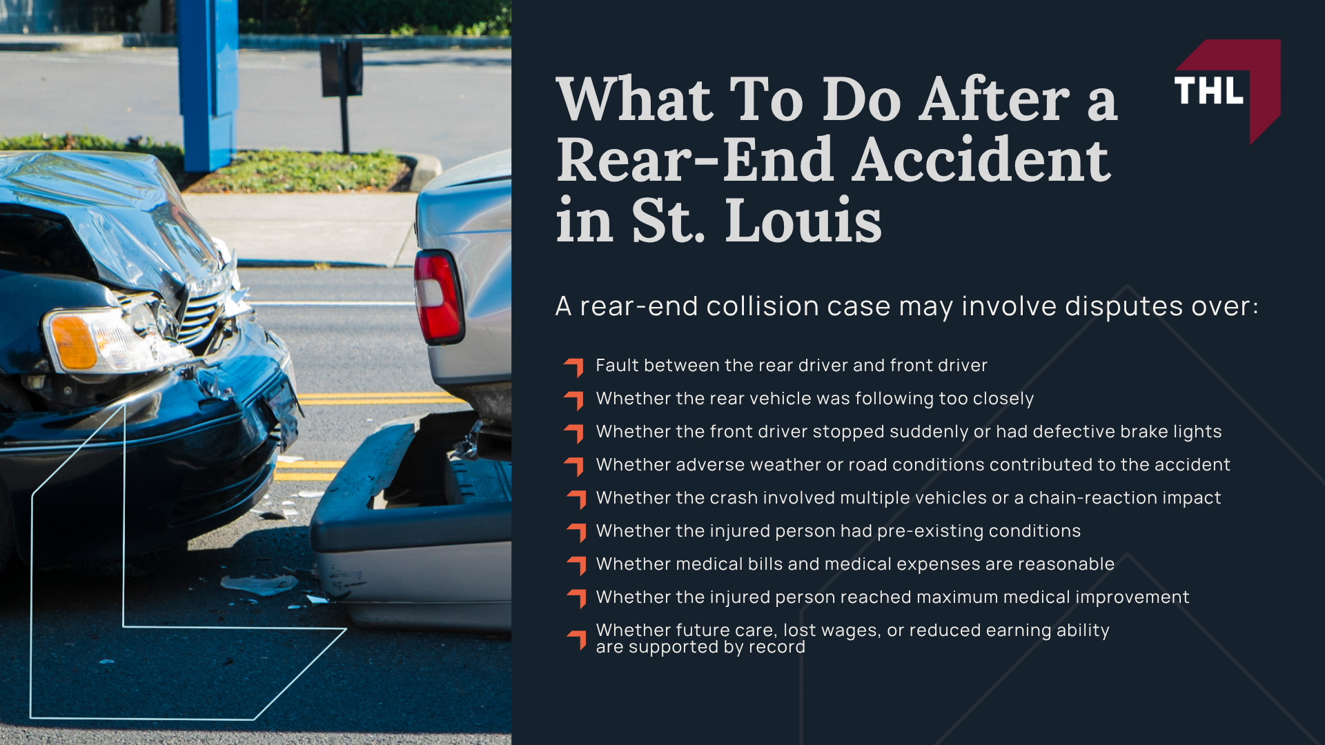 What To Do After a Rear-End Accident in St. Louis