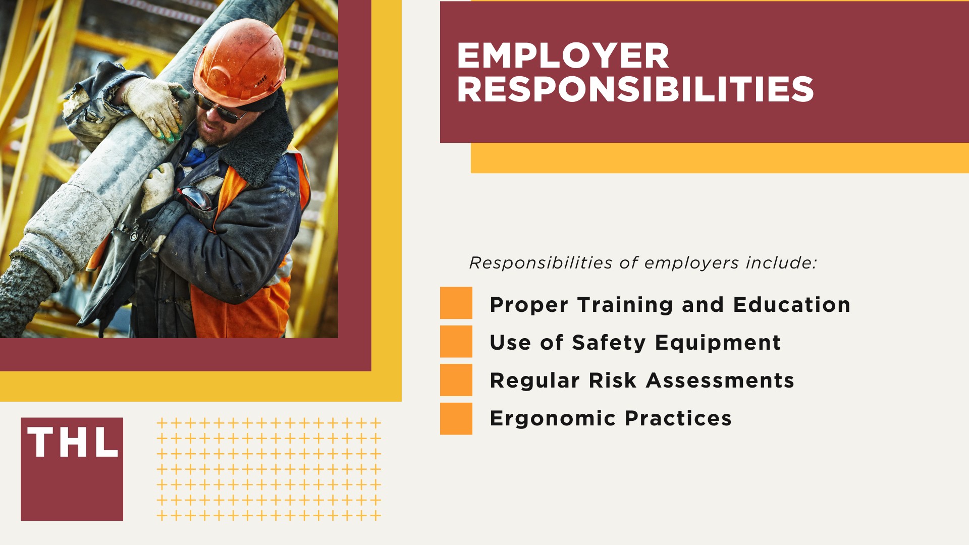 Back Injuries in the Construction Industry; Common Causes of Back Injuries in Construction; Impacts of Back Injuries on Workers; Prevention Strategies for Back Injuries; Employer Responsibilities