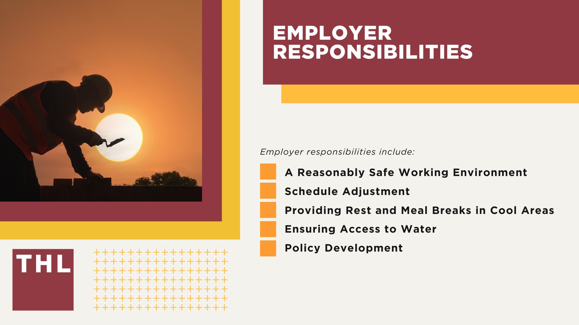 Understanding Heat Stress; Types of Heat-Related Injuries; Who Are the Vulnerable Workers; Preventative Measures To Prevent Heat-Related Illnesses at Work; Employer Responsibilities