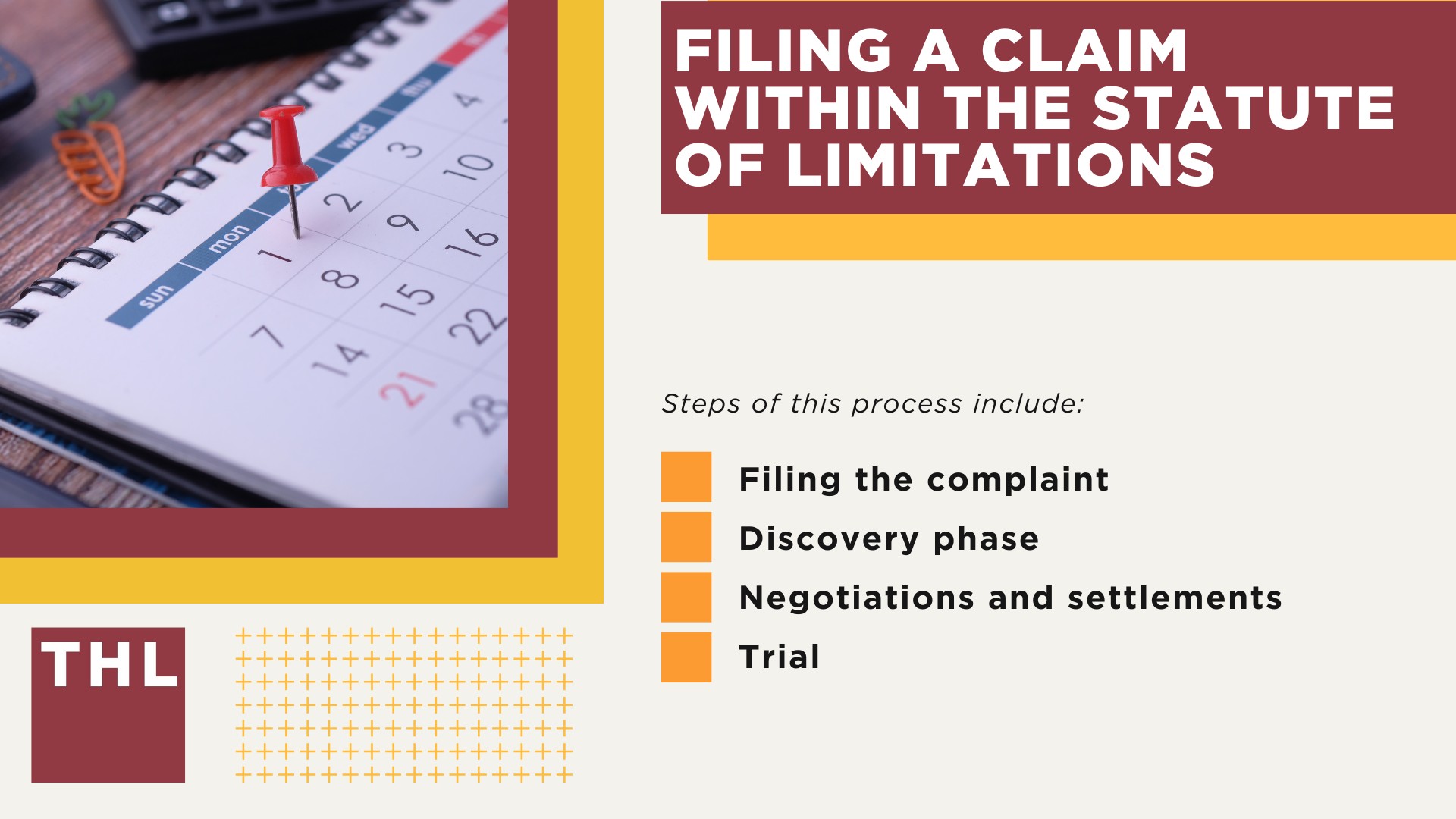 Working with an attorney is how you can ensure that you’re filing a claim well within the statute of limitations.

If you believe that you have a case, don’t hesitate to contact TorHoerman Law as soon as you can.

We offer a free consultation to help you determine the best course of action; Understanding the Statute of Limitations for a Personal Injury Claim; The Nuances of the Statute of Limitations in a Personal Injury Lawsuit; Filing a Claim Within the Statute of Limitations