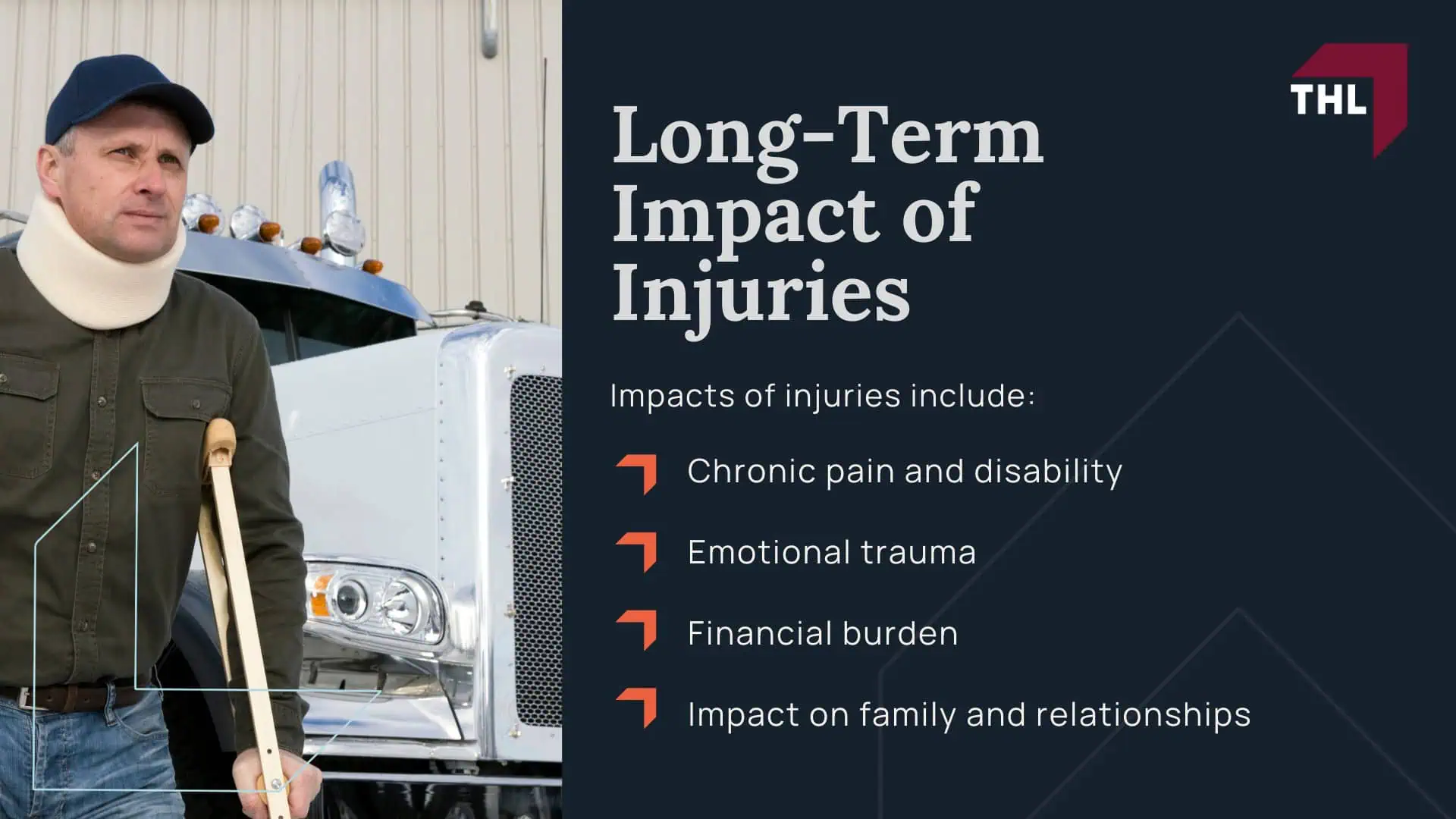 How Can a St. Louis Truck Accident Lawyer Help Me; Liability in Trucking Accidents; Types of Truck Accidents and Associated Injuries; Long-Term Impact of Injuries