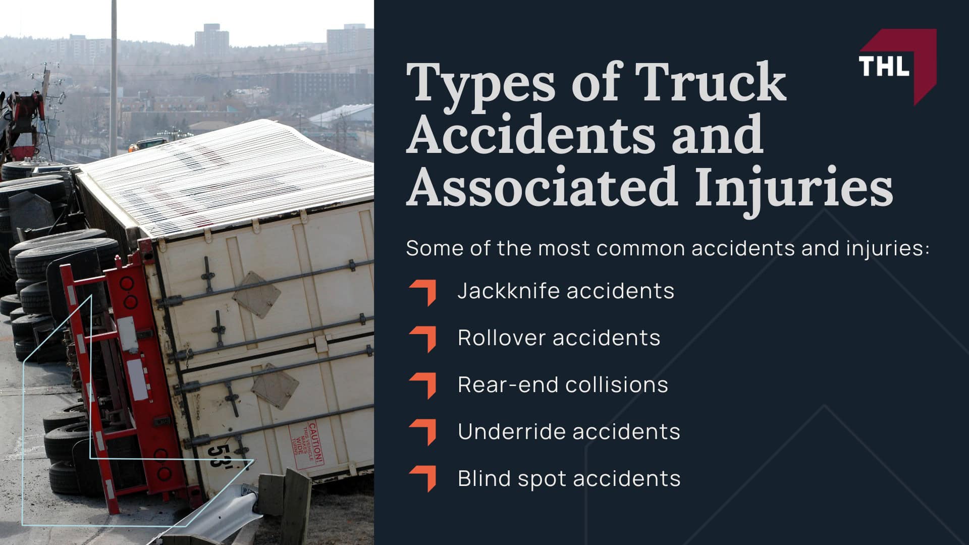 Types of Truck Accidents and Associated Injuries