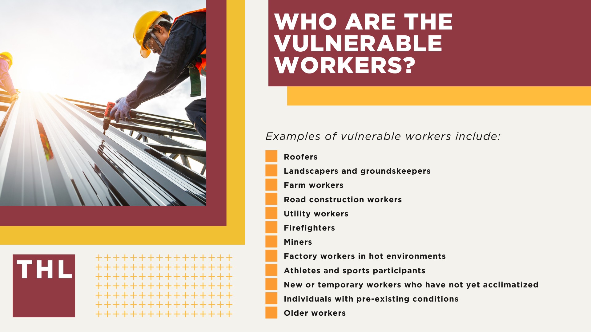 Understanding Heat Stress; Types of Heat-Related Injuries; Who Are the Vulnerable Workers