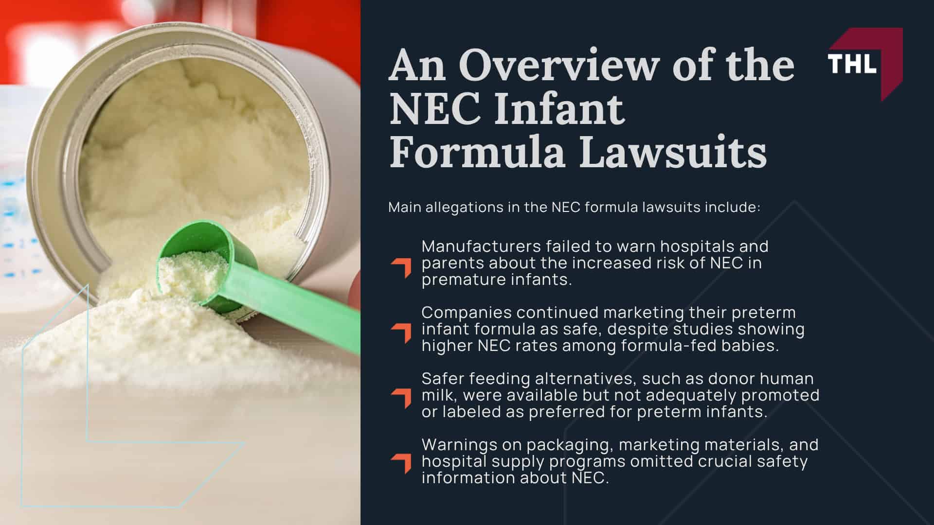 How Our NEC Baby Formula Lawyers Can Help You; TorHoerman Law Obtains $495 Million Verdict in NEC Baby Formula Trial Against Abbott Laboratories; Meet Our Team of Experienced NEC Lawyers; An Overview of the NEC Infant Formula Lawsuits