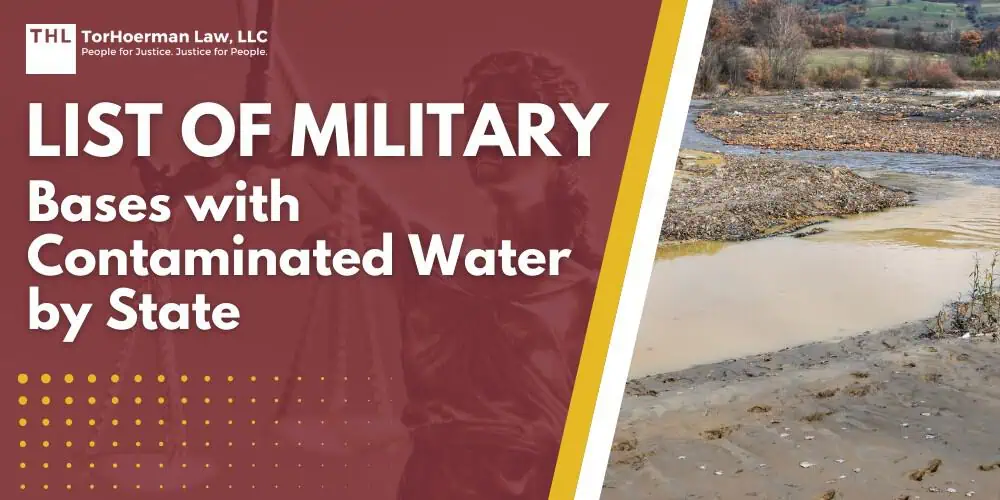 List of Military Bases with Contaminated Water by State; State-By-State List of Military Bases with Contaminated Water; Were You Exposed to PFAS Contamination at a Military Installation