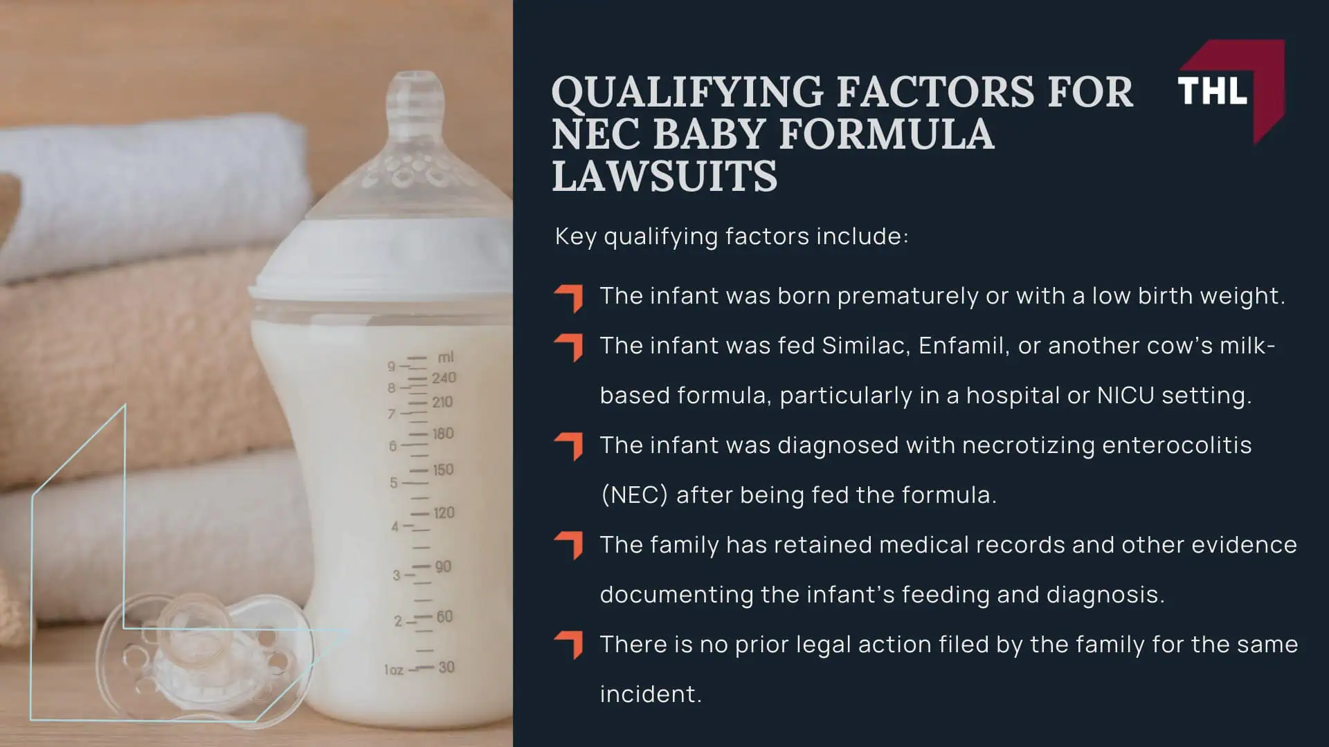 Qualifying Factors for NEC Baby Formula Lawsuits