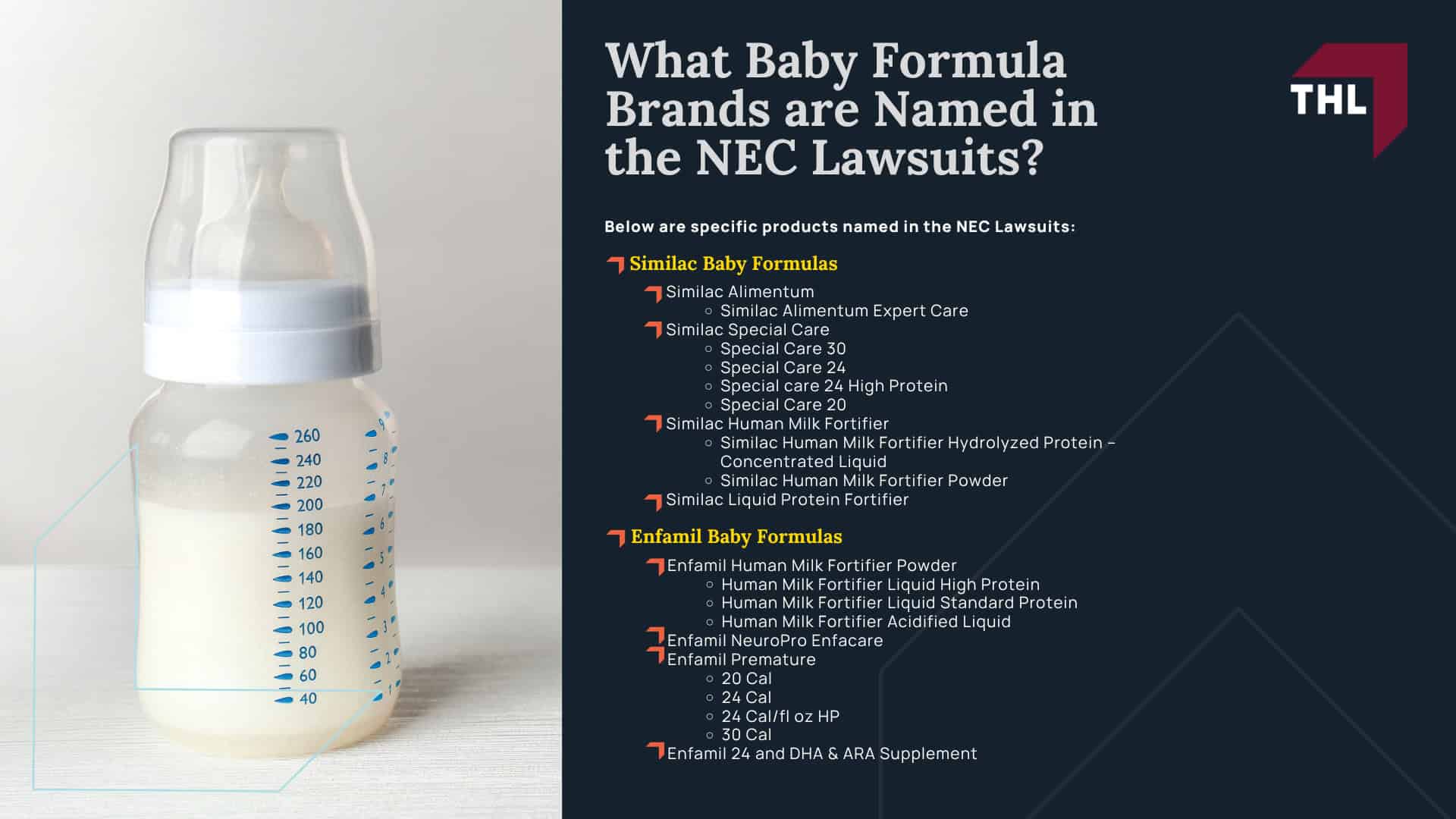 How Our NEC Baby Formula Lawyers Can Help You; TorHoerman Law Obtains $495 Million Verdict in NEC Baby Formula Trial Against Abbott Laboratories; Meet Our Team of Experienced NEC Lawyers; An Overview of the NEC Infant Formula Lawsuits; What Baby Formula Brands are Named in the NEC Lawsuits