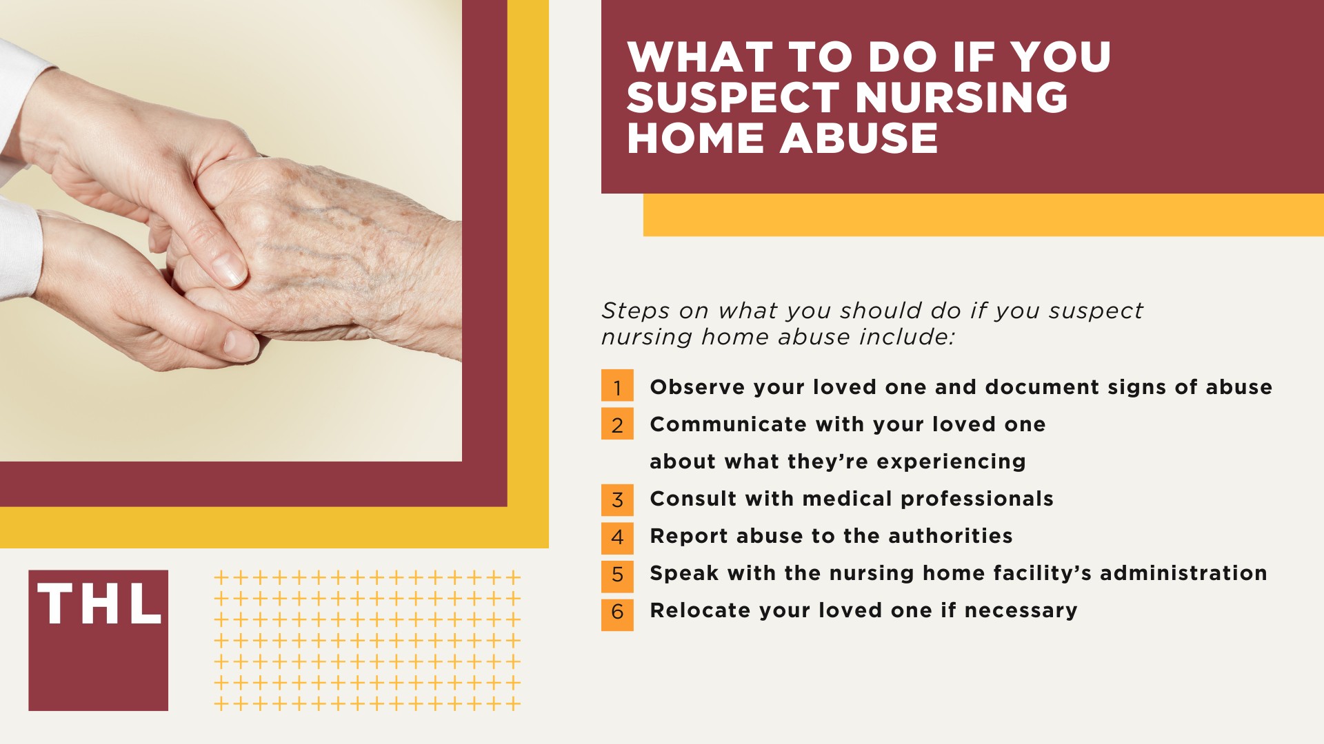 Nursing Home Abuse and Neglect is a Pervasive Issue; Types of Nursing Home Abuse; Signs and Symptoms of Nursing Home Abuse; What To Do If You Suspect Nursing Home Abuse