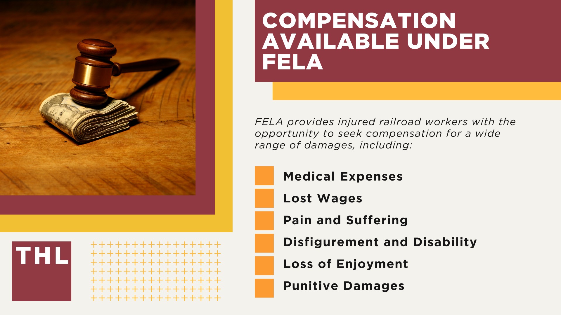 Understanding FELA_ Protection for Railroad Workers; Who Is Covered Under FELA; Types of Injuries and Accidents Covered by FELA; Common Railroad Accidents and Injuries; Proving Employer Negligence in a FELA Personal Injury Claim (2); The Role of a St. Louis Railroad Accident Lawyer in FELA Claims;  Compensation Available Under FELA