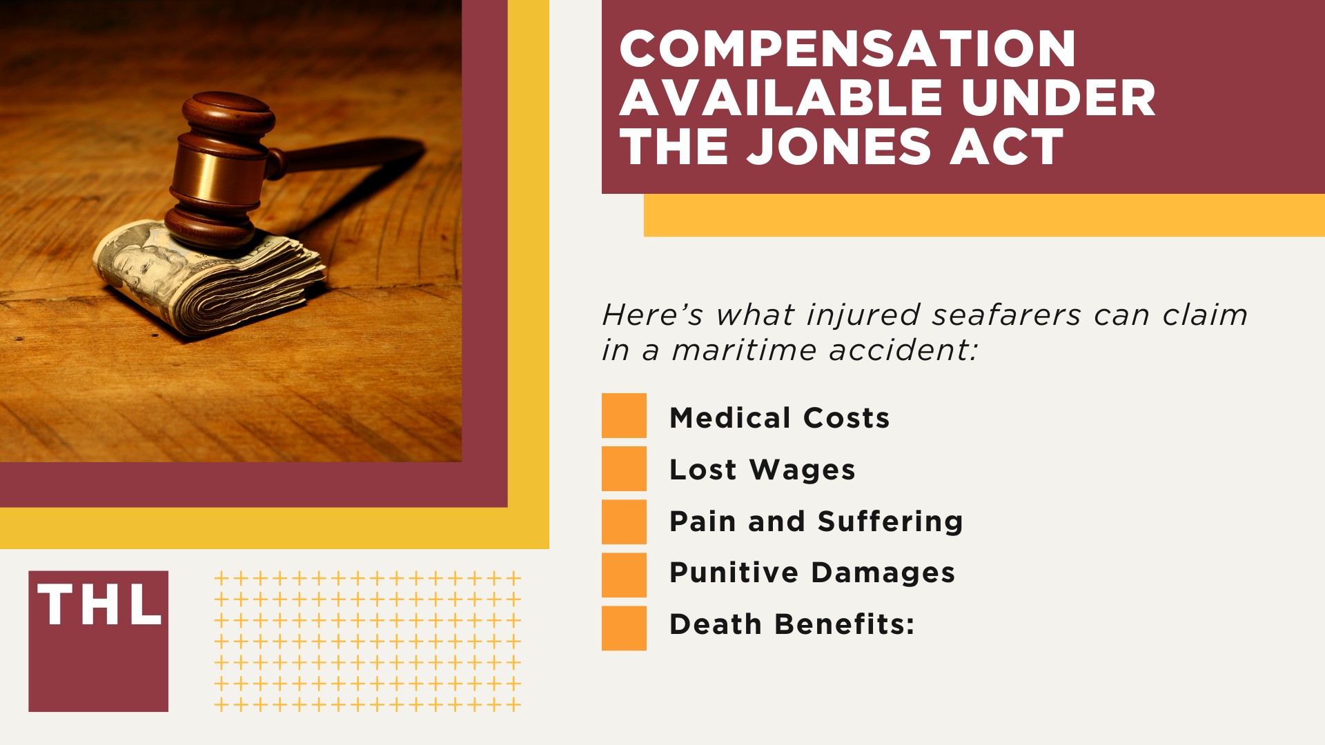 What Is the Jones Act; Who Is Covered Under the Jones Act; How Does The Jones Act Protect Maritime Workers (2); The Benefits of Hiring a Jones Act Lawyer; How To File a Jones Act Claim; Compensation Available Under the Jones Act