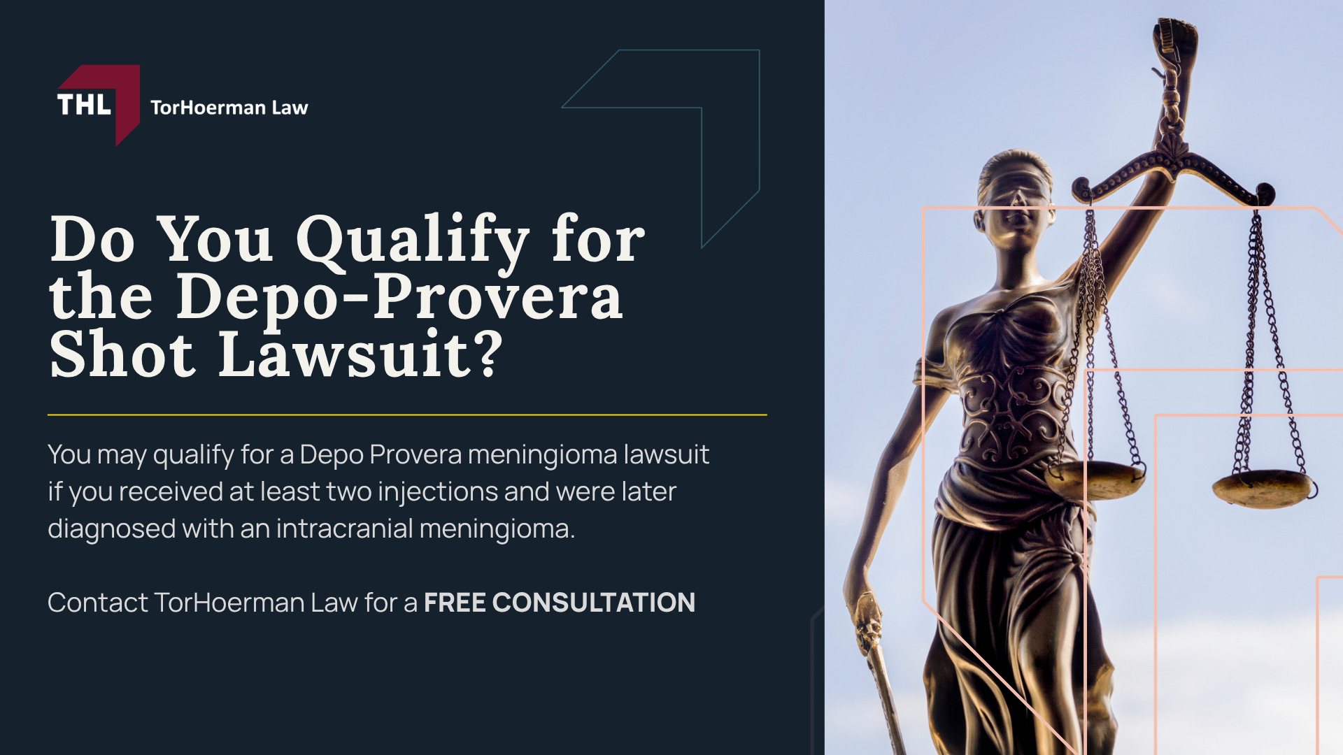 Depo-Provera Lawsuit_ Complete Overview; Depo-Provera Lawsuit Settlement Overview; What is the Estimated Average Depo Provera Settlement; Meet the Depo-Provera Attorneys at TorHoerman Law; How Much Does it Cost to Hire a Depo-Provera Lawyer from THL; Do You Qualify for the Depo-Provera Shot Lawsuit