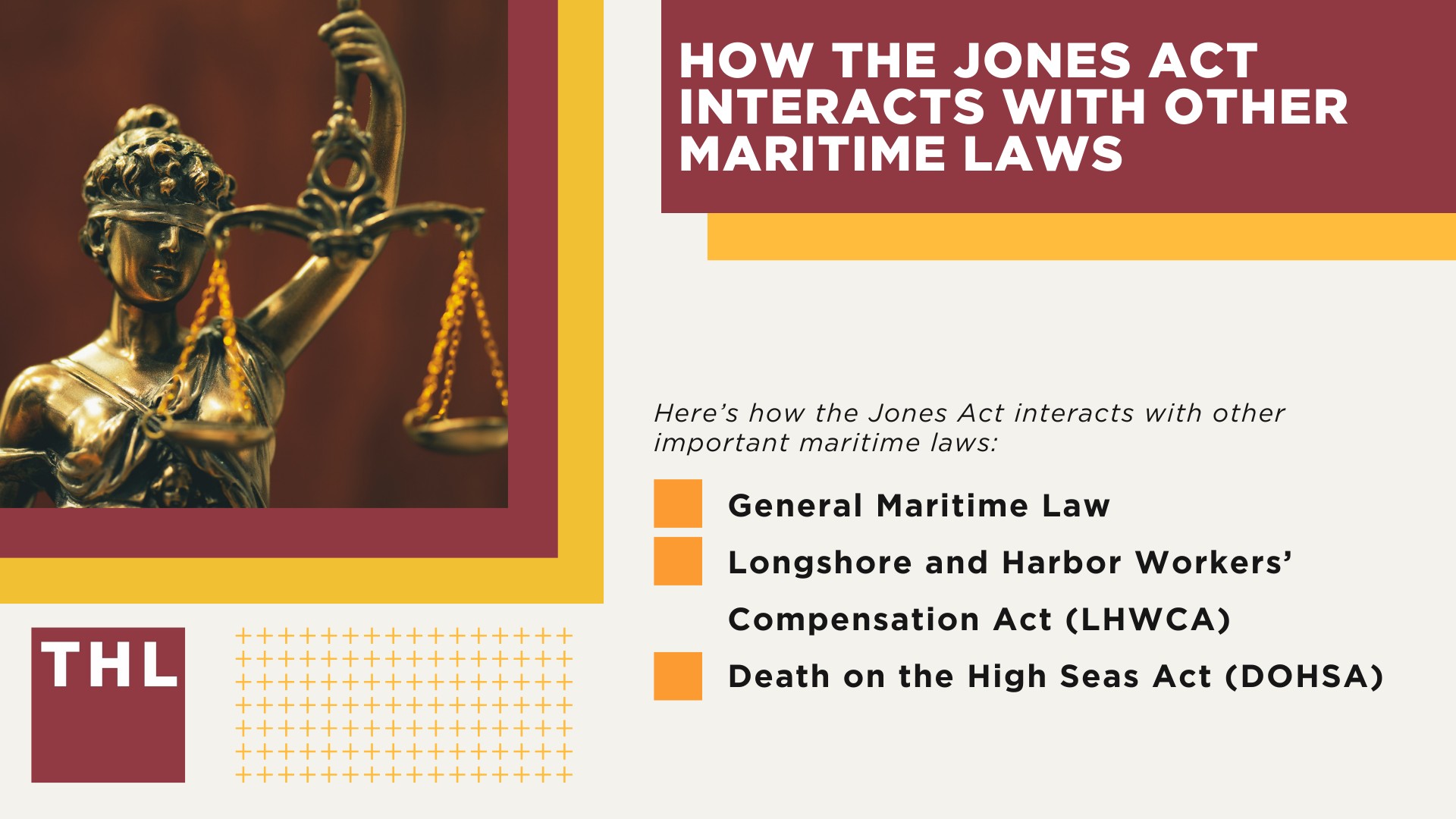 What Is the Jones Act; Who Is Covered Under the Jones Act; How Does The Jones Act Protect Maritime Workers (2); The Benefits of Hiring a Jones Act Lawyer; How To File a Jones Act Claim; Compensation Available Under the Jones Act; How the Jones Act Interacts With Other Maritime Laws