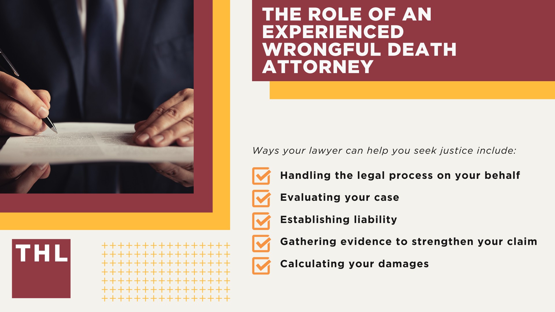 What Is Wrongful Death; Examples of Wrongful Death Situations; Who Can File a Wrongful Death Lawsuit; State-by-State Differences; Filing a Wrongful Death Lawsuit; The Role of an Experienced Wrongful Death Attorney