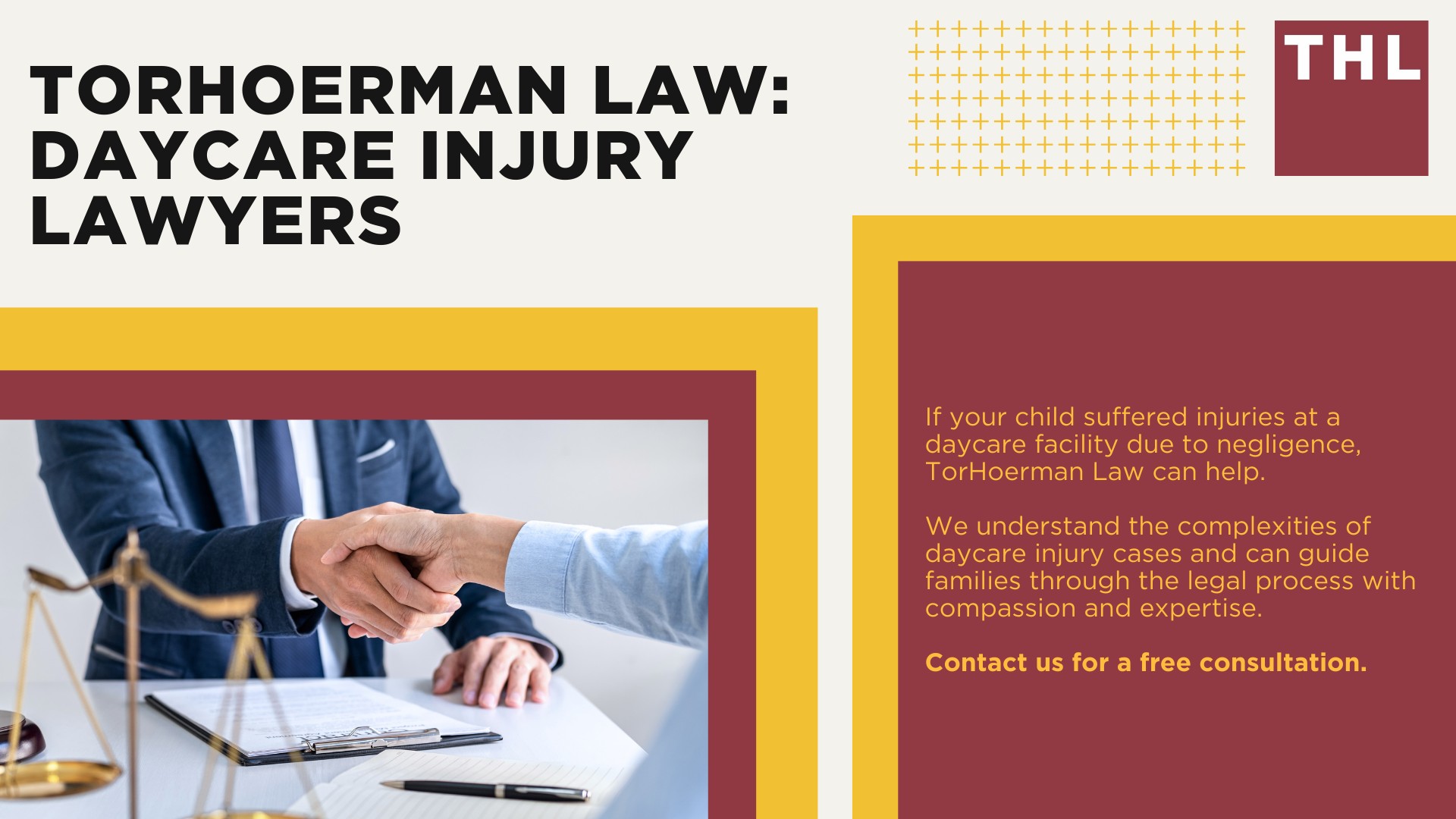 Legal Responsibilities of Daycare Facilities; Types of Injuries in Daycare Settings; The Role of a Daycare Injury Lawyer; Importance of Timely Action; TorHoerman Law_ Daycare Injury Lawyers