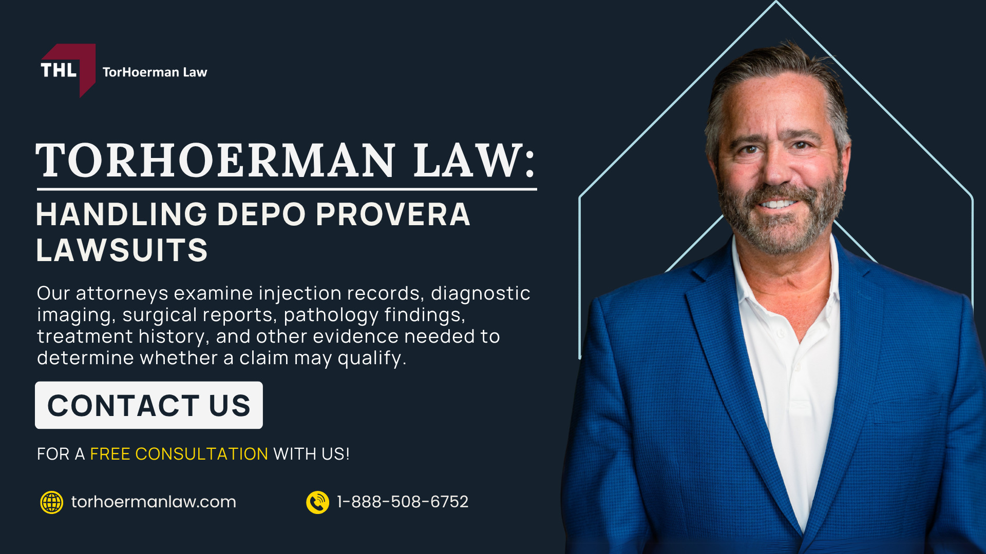 Depo-Provera Lawsuit_ Complete Overview; Depo-Provera Lawsuit Settlement Overview; What is the Estimated Average Depo Provera Settlement; Meet the Depo-Provera Attorneys at TorHoerman Law; How Much Does it Cost to Hire a Depo-Provera Lawyer from THL; Do You Qualify for the Depo-Provera Shot Lawsuit; Gathering Evidence for the Depo-Provera Lawsuit; Potential Damages in the Depo Shot Lawsuit; TorHoerman Law_ Handling Depo Provera Lawsuits