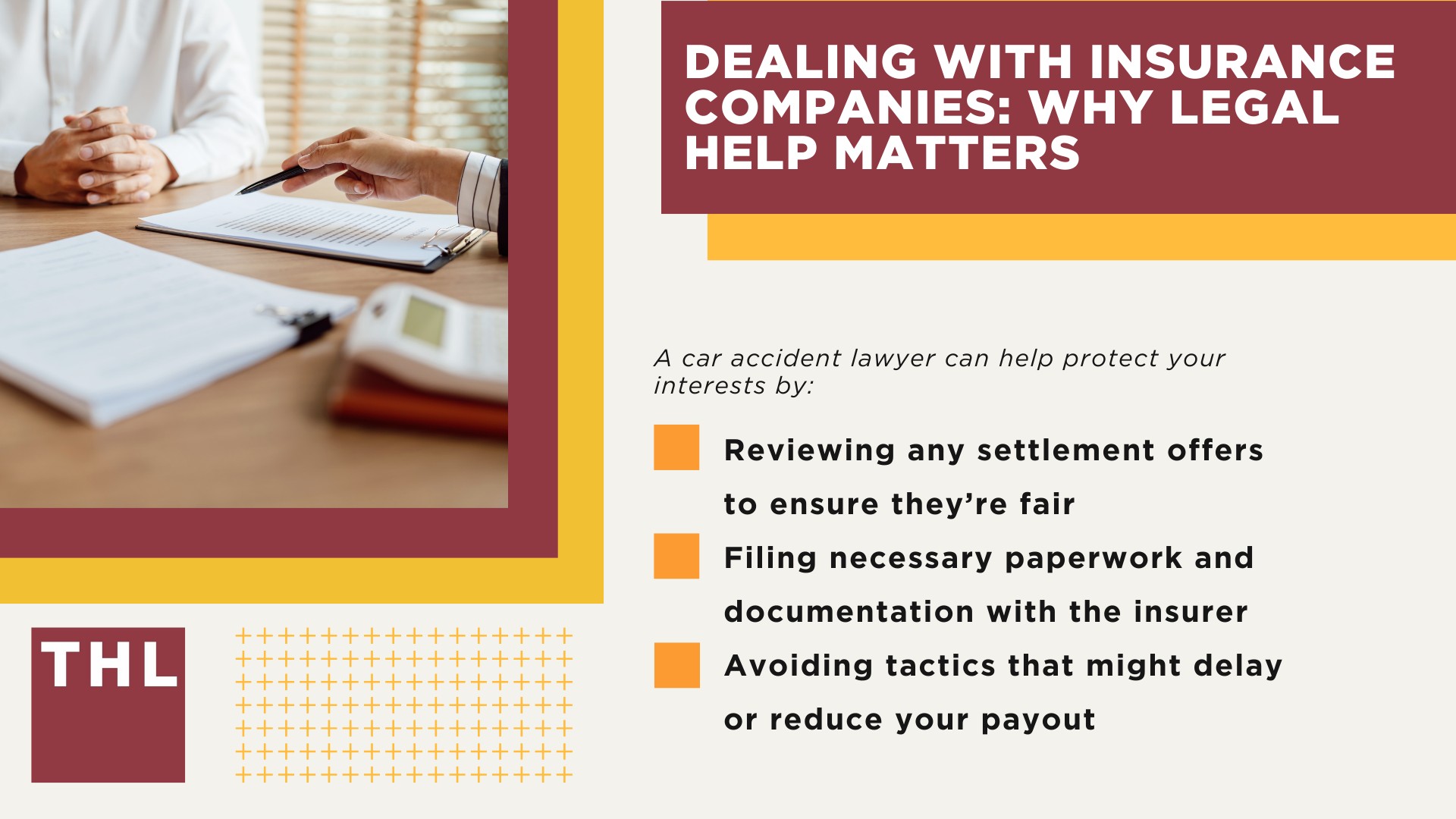 What To Do Immediately After a Car Accident; Should I Hire a Lawyer Right After the Accident; Some Common Scenarios That Warrant Legal Representation; Dealing With Insurance Companies_ Why Legal Help Matters