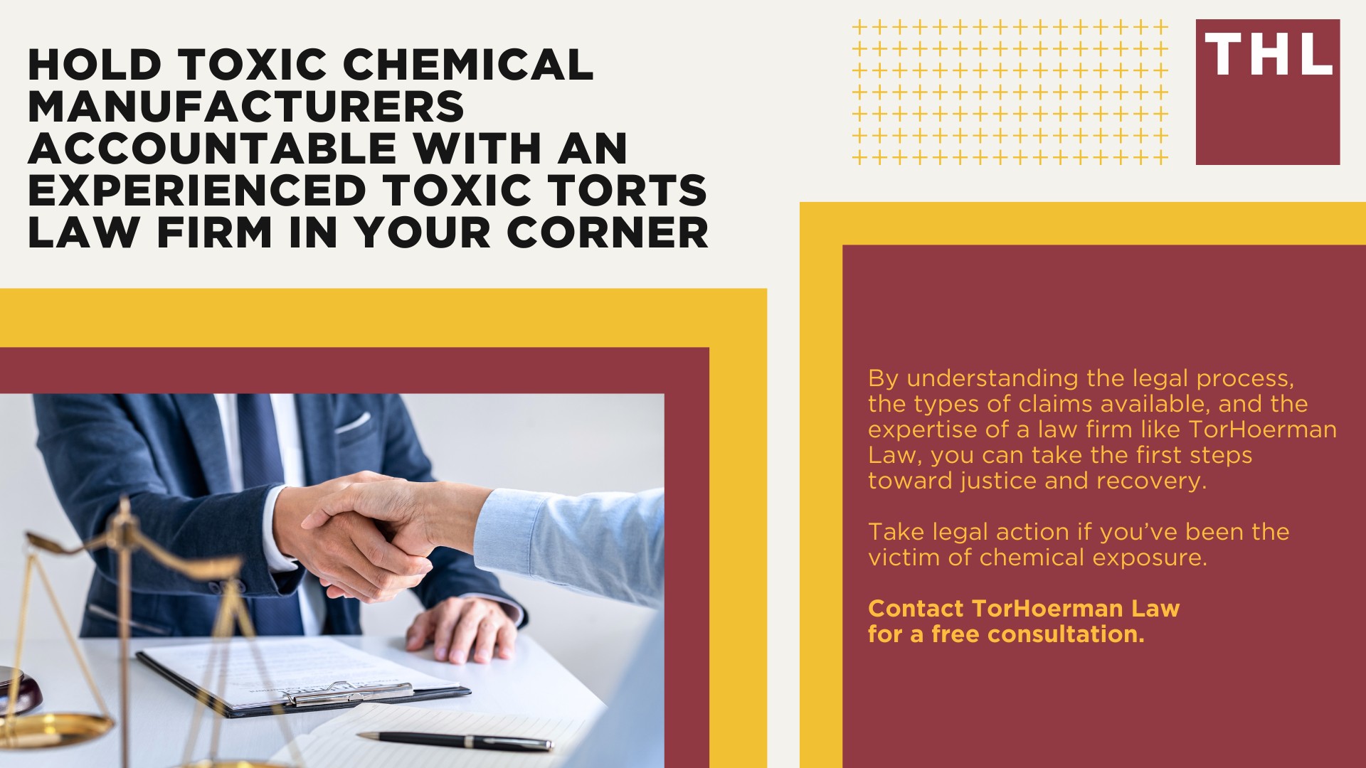 How Does Exposure to Toxic Chemicals Happen; Common Environments for Toxic Chemical Exposure; Toxic Chemicals Commonly Involved in Exposure Lawsuits; Who's Mostly at Risk for Toxic Chemical Exposure; Regulatory Landscape_ How Government Agencies Have Responded to Growing Chemical Exposure Cases; How To File a Chemical Exposure Lawsuit; Personal Injury Claims, Class Actions, and Multidistrict Litigation (MDL); How TorHoerman Law Can Help You; Hold Toxic Chemical Manufacturers Accountable With an Experienced Toxic Torts Law Firm in Your Corner