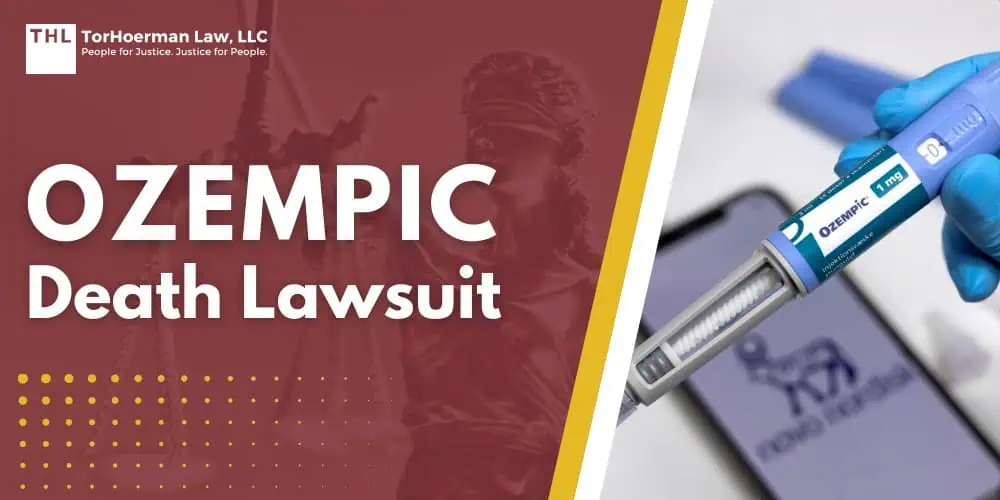 Ozempic Death Lawsuit 1 Ozempic Death Lawsuit; Wrongful Death Ozempic Claims; Recent Reports Link Ozempic to Deaths; Potential Health Problems Linked to Ozempic, Wegovy, and Other Weight Loss Drugs; Ozempic Lawsuit Overview; Do You Qualify for the Ozempic Lawsuit; TorHoerman Law_ Your Ozempic Lawyer