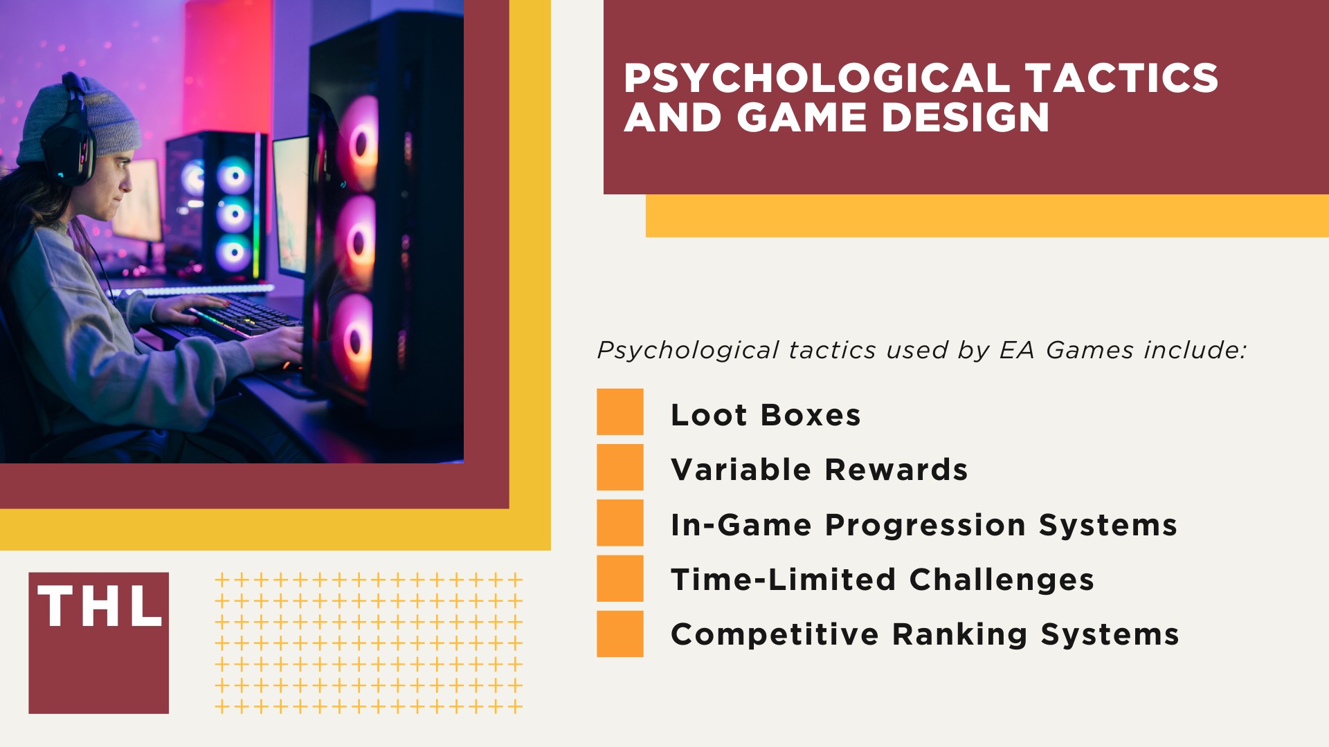 Overview of the EA Games Lawsuit for Addiction and Mental Harm; How Video Game Addiction Develops_ EA's Role and Game Design; Psychological Tactics and Game Design