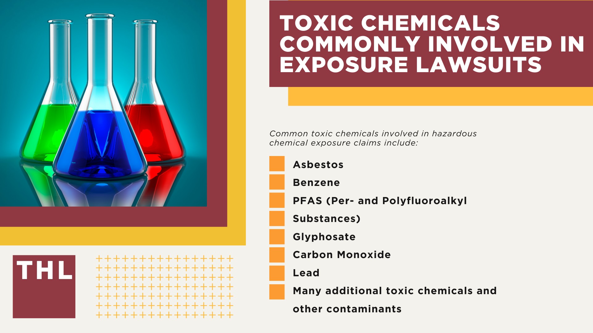 How Does Exposure to Toxic Chemicals Happen; Common Environments for Toxic Chemical Exposure; Toxic Chemicals Commonly Involved in Exposure Lawsuits