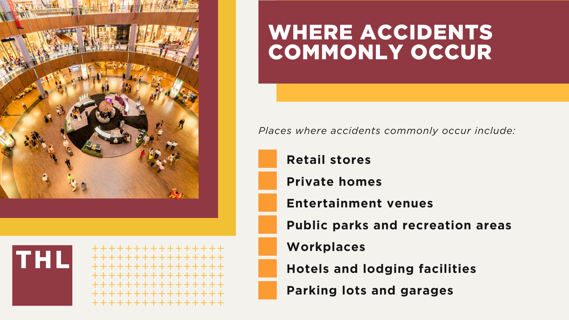 What Is Premises Liability; Various Types of Premises Liability Cases; Where Accidents Commonly Occur