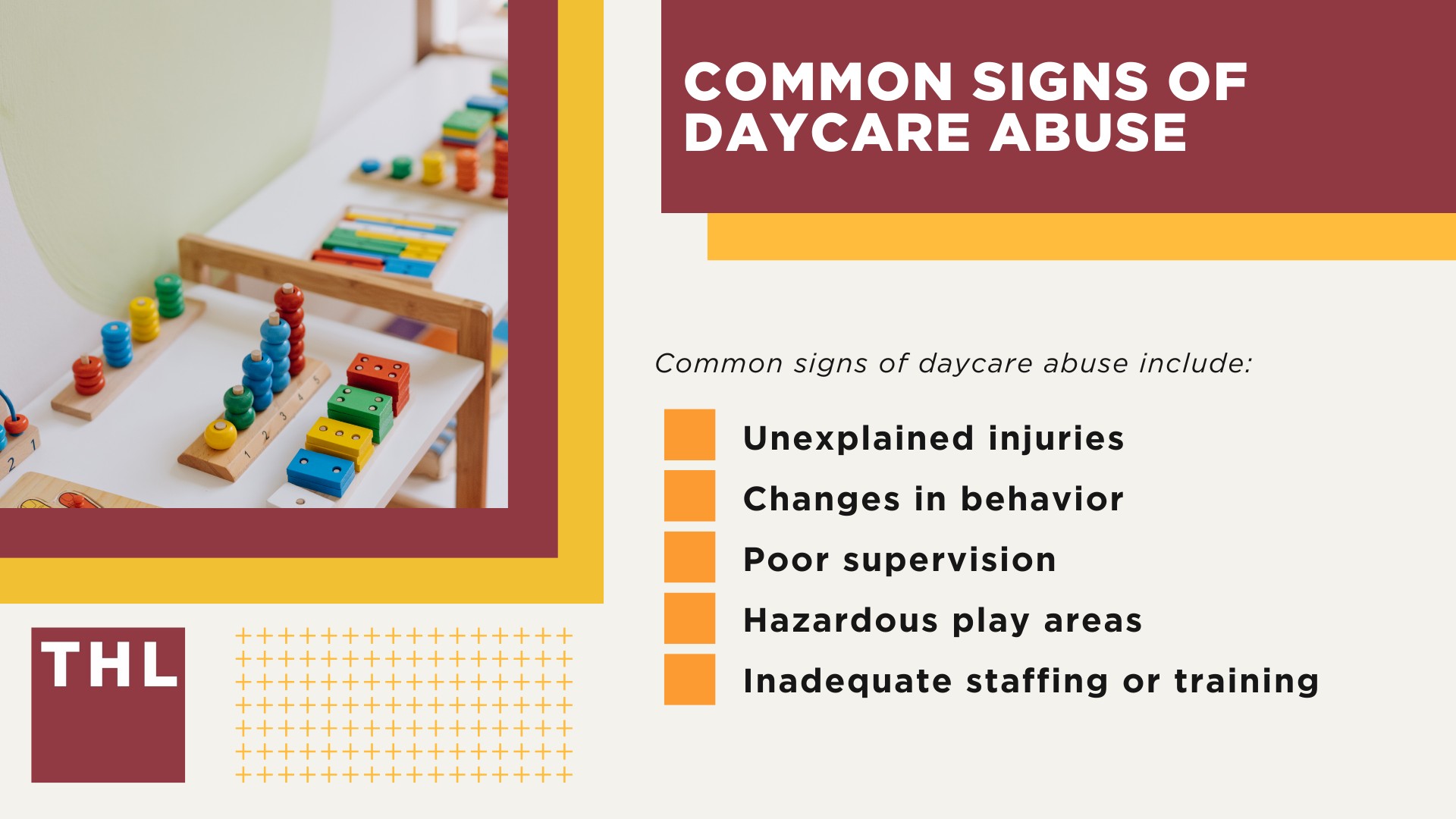 Holding a Negligent Daycare Center Responsible; Common Signs of Daycare Abuse