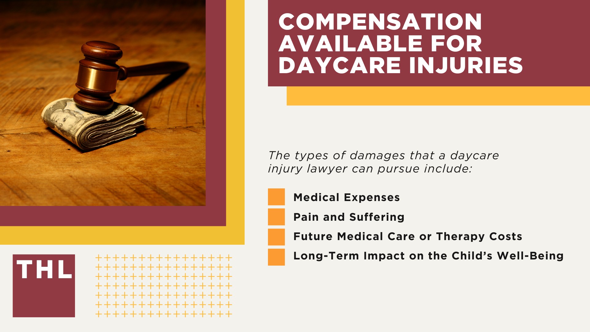 Understanding Daycare Negligence; Common Causes of Daycare Injuries; Types of Daycare Incidents; The Role of a Daycare Accident Lawyer; Filing a Daycare Negligence Claim; Step-by-Step Process of Filing a Daycare Accident Claim; Compensation Available for Daycare Injuries