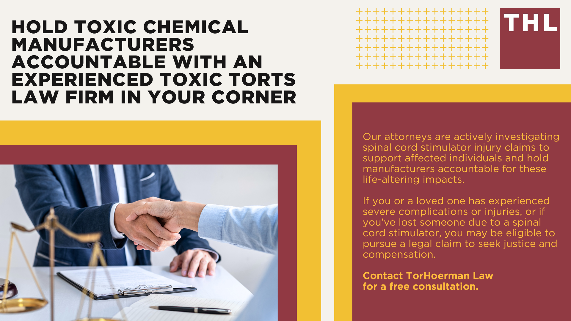 What is Spinal Cord Stimulation; Types of Spinal Cord Stimulator Devices and Manufacturers; Do You Qualify for a Spinal Cord Stimulator Lawsuit;Hold Toxic Chemical Manufacturers Accountable With an Experienced Toxic Torts Law Firm in Your Corner